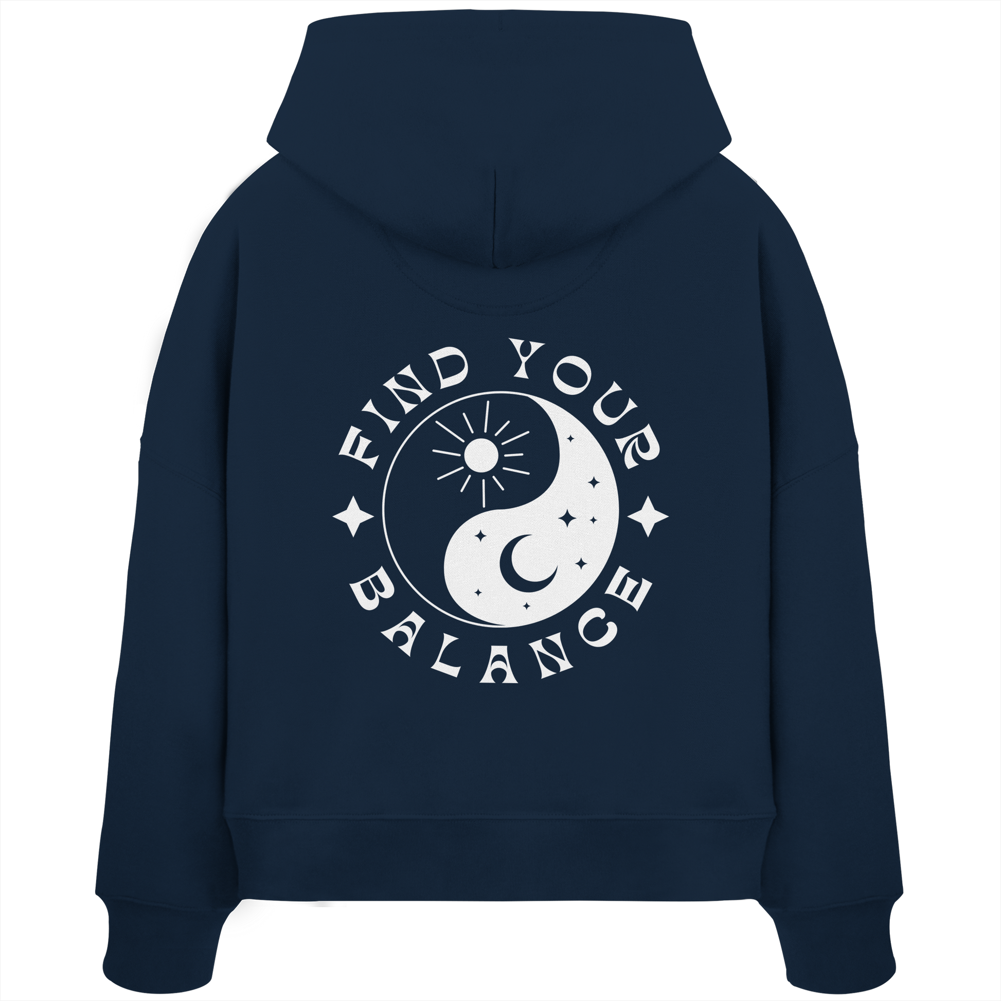 Organic Women Boxcut Hoodie „Find your Balance”