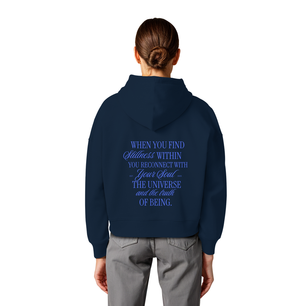 Women Organic Boxcut Hoodie „Reconnect"