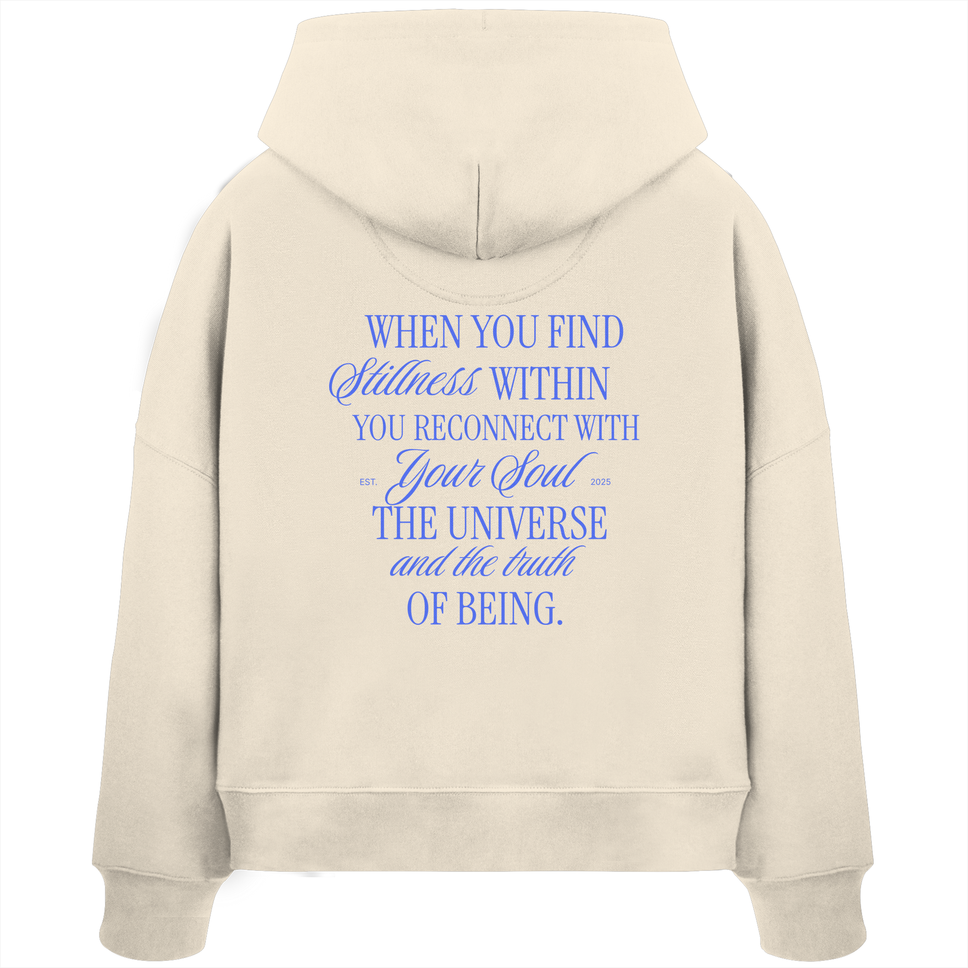 Women Organic Boxcut Hoodie „Reconnect"