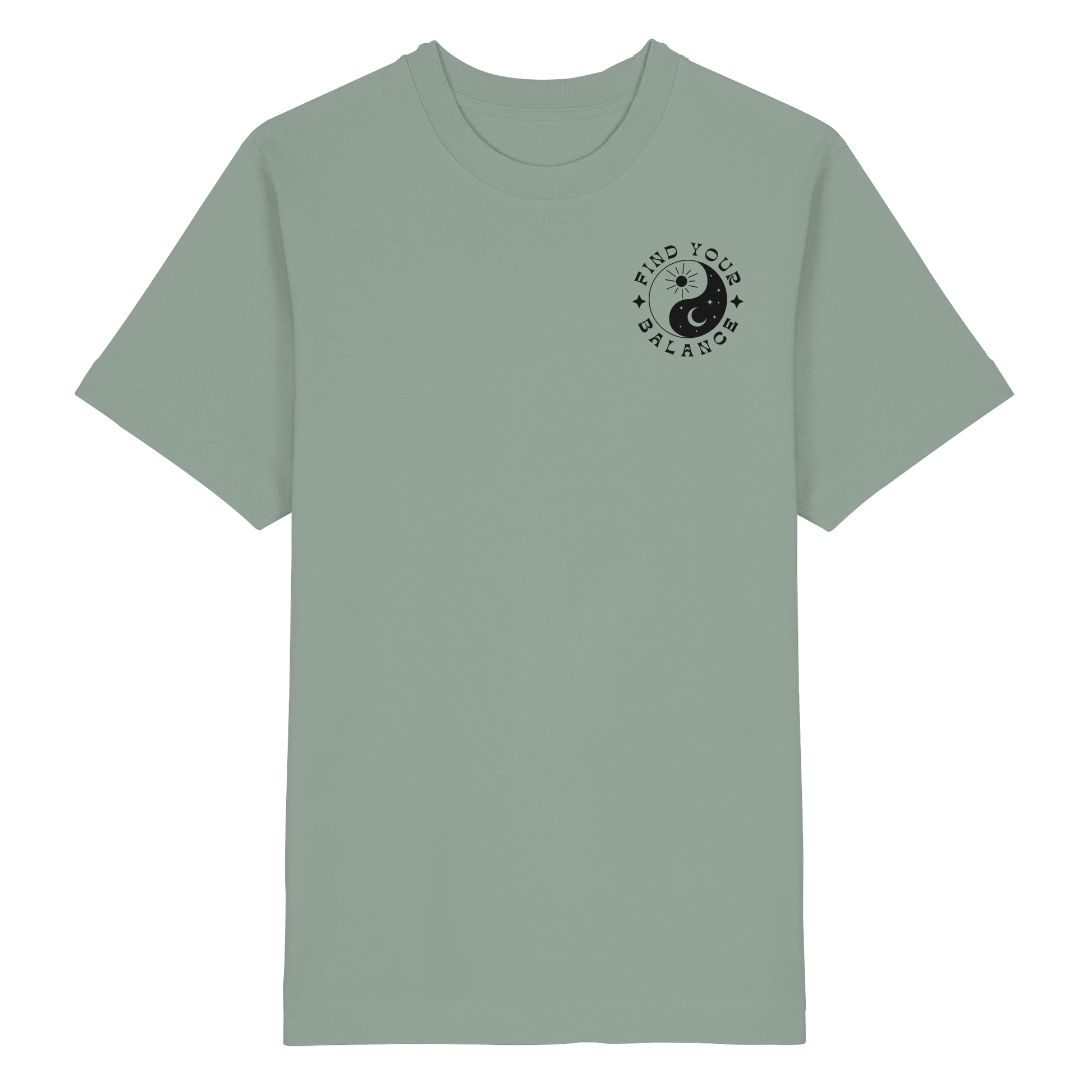 Organic Unisex Heavy T-Shirt "Find your Balance”