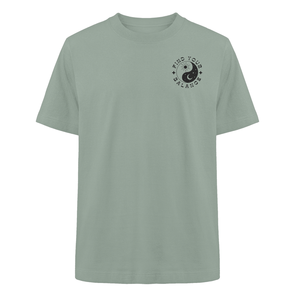 Organic Unisex Heavy T-Shirt "Find your Balance”