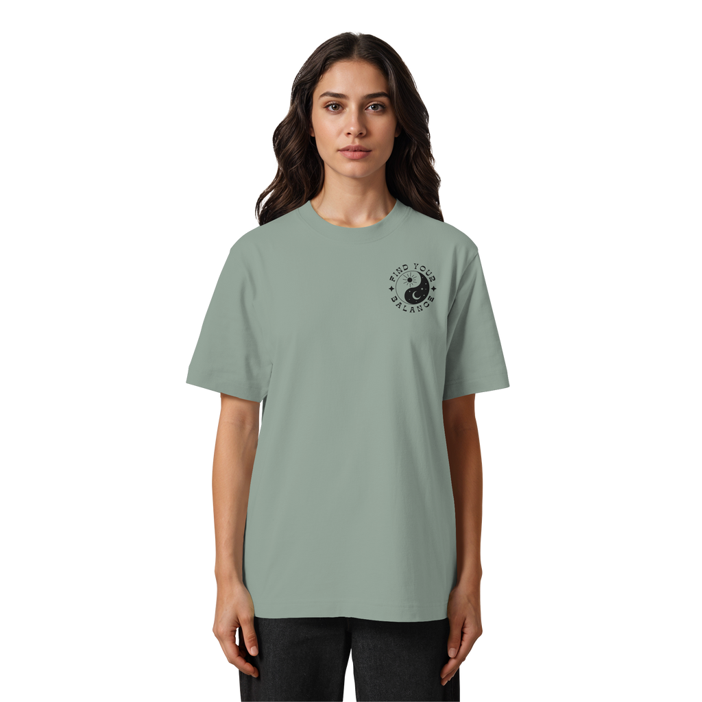 Organic Unisex Heavy T-Shirt "Find your Balance”