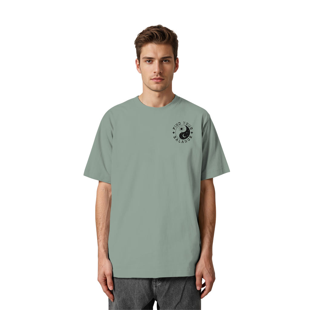 Organic Unisex Heavy T-Shirt "Find your Balance”