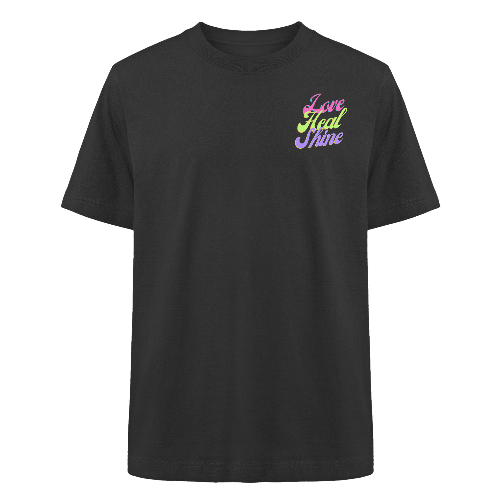 Heavy Organic Unisex Heavy T-Shirt "Love Heal Shine"