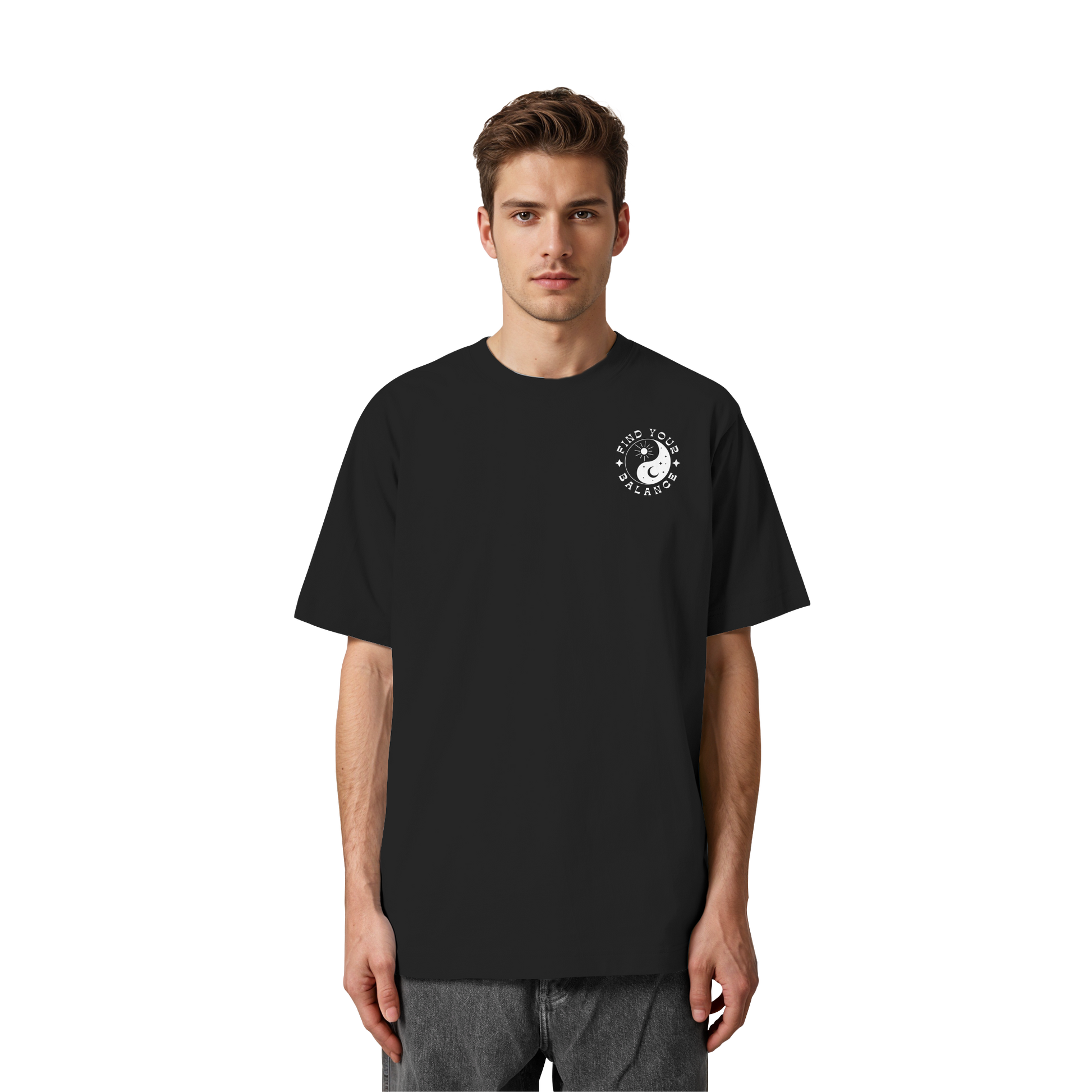 Organic Unisex Heavy T-Shirt "Find your Balance”