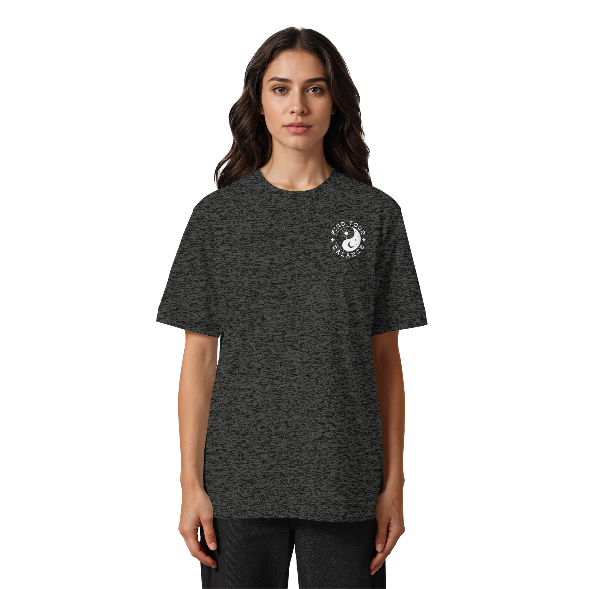 Organic Unisex Heavy T-Shirt "Find your Balance”