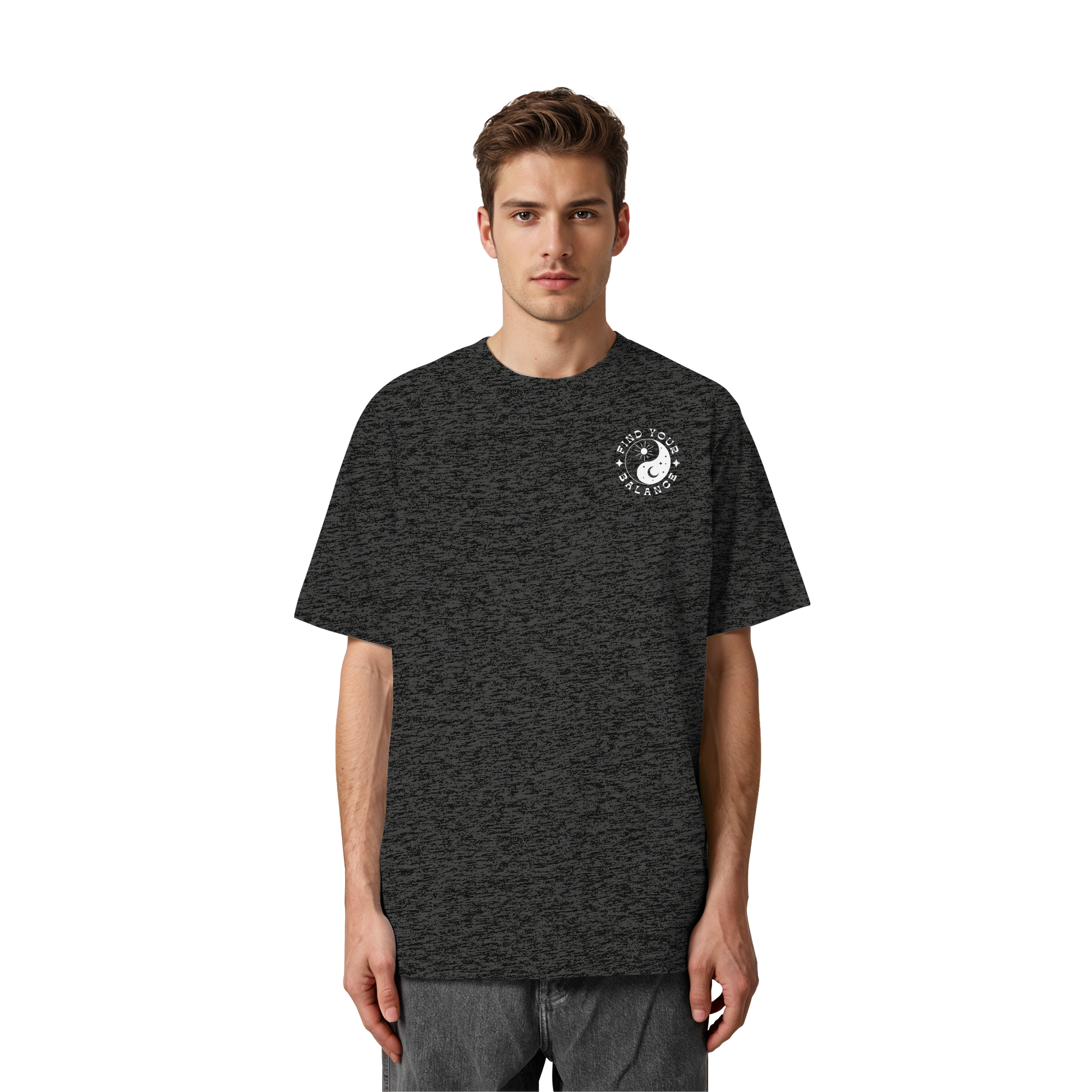 Organic Unisex Heavy T-Shirt "Find your Balance”