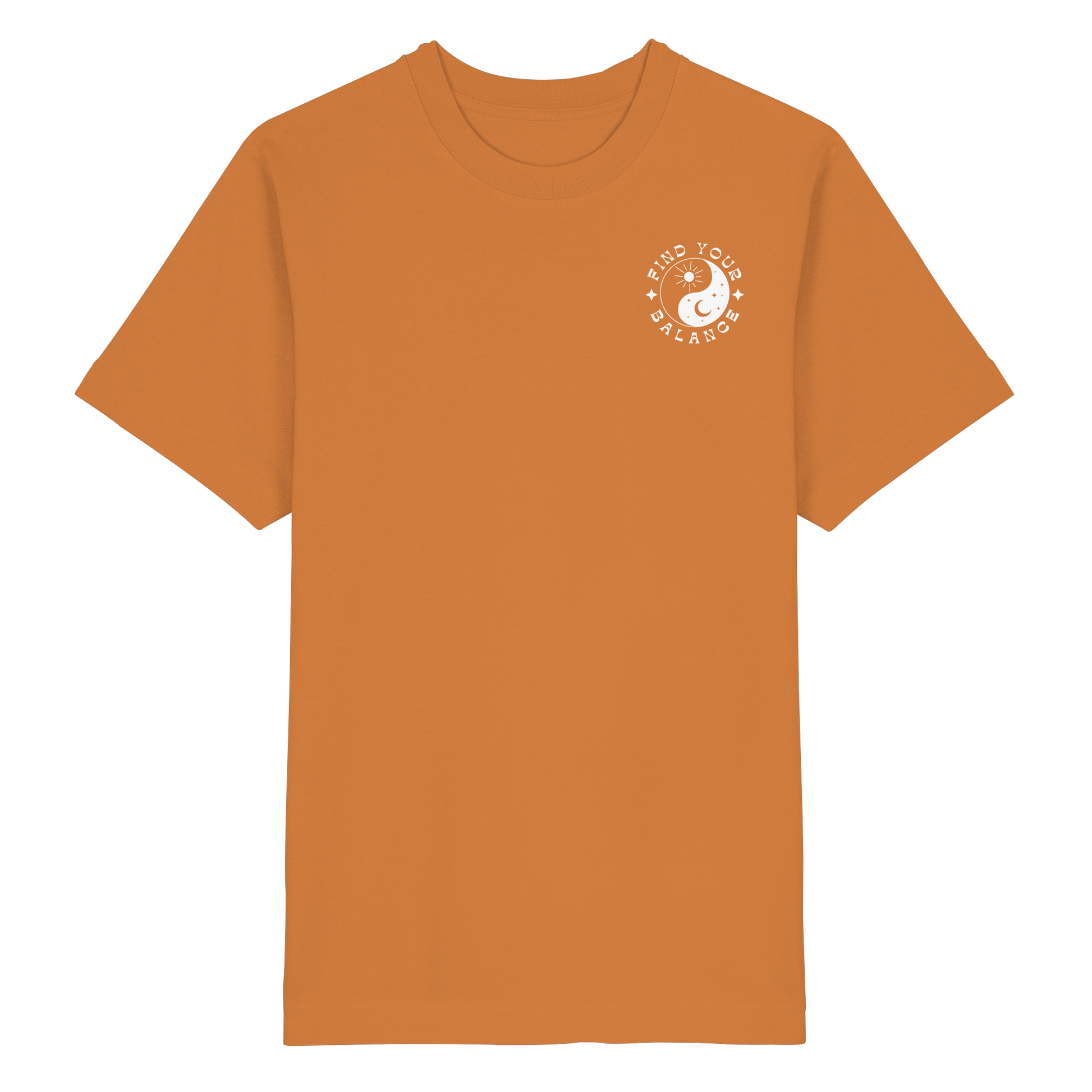 Organic Unisex Heavy T-Shirt "Find your Balance”