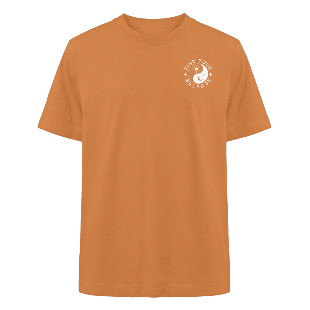 Organic Unisex Heavy T-Shirt "Find your Balance”