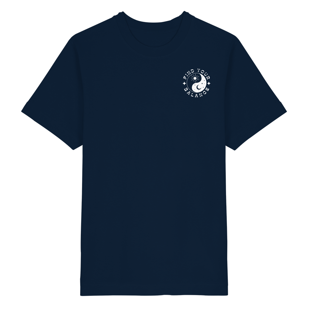 Organic Unisex Heavy T-Shirt "Find your Balance”