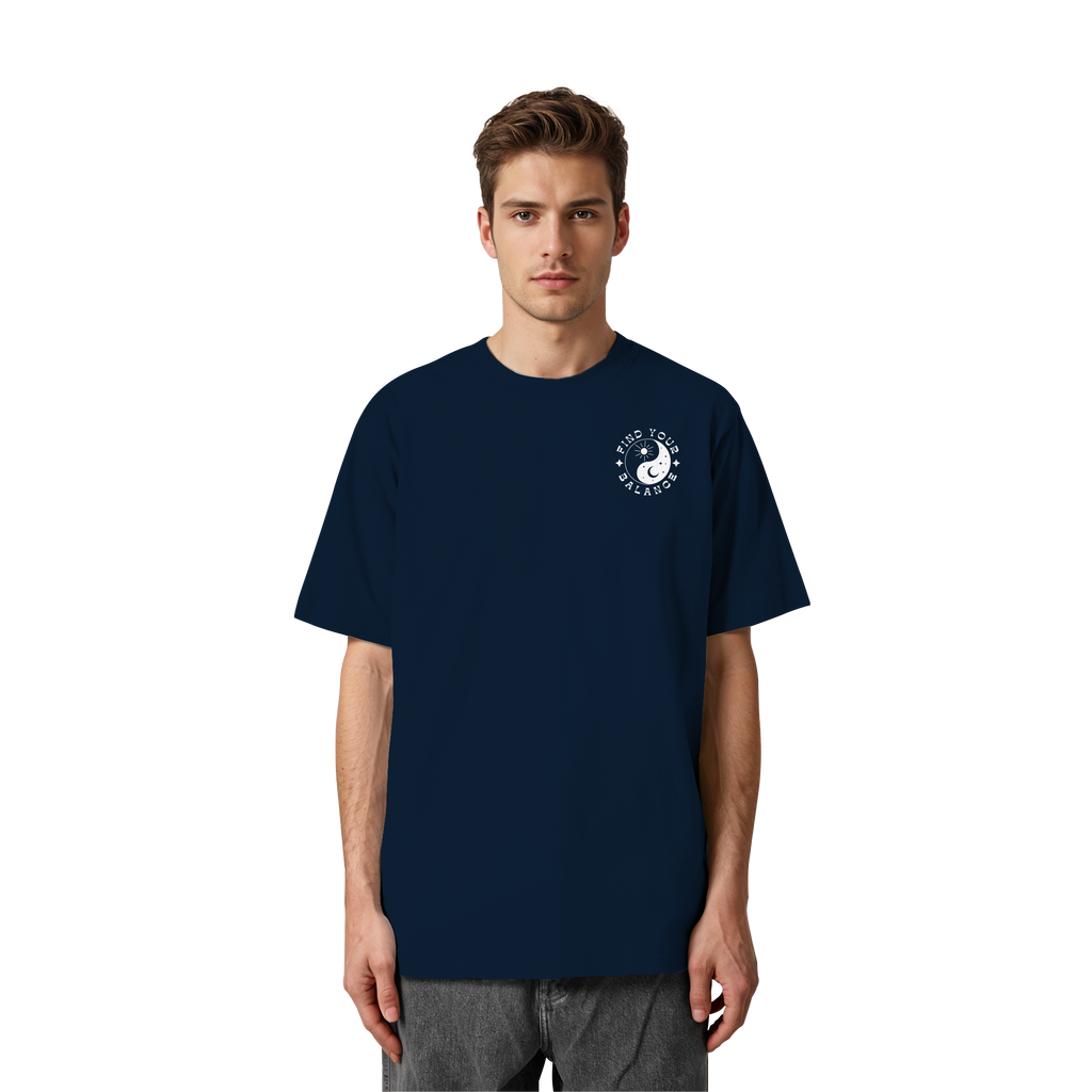 Organic Unisex Heavy T-Shirt "Find your Balance”