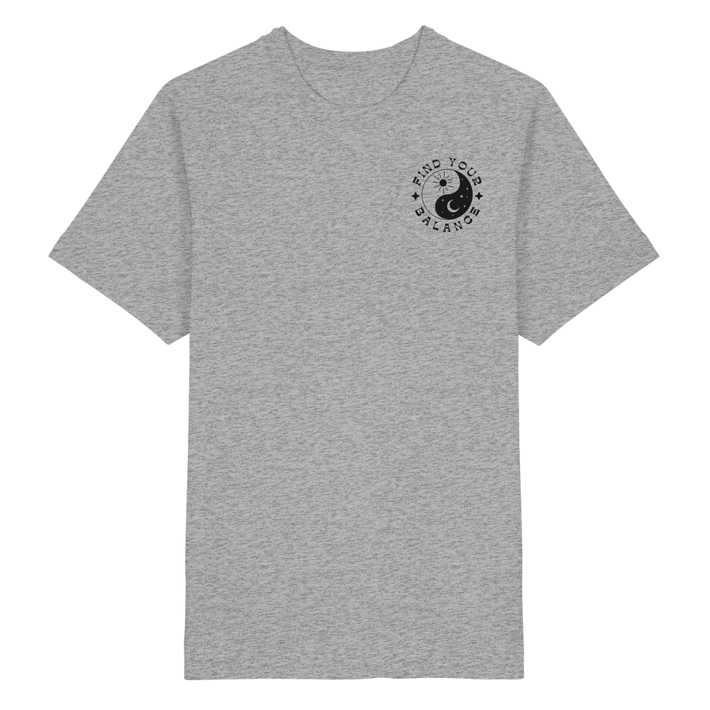 Organic Unisex Heavy T-Shirt "Find your Balance”
