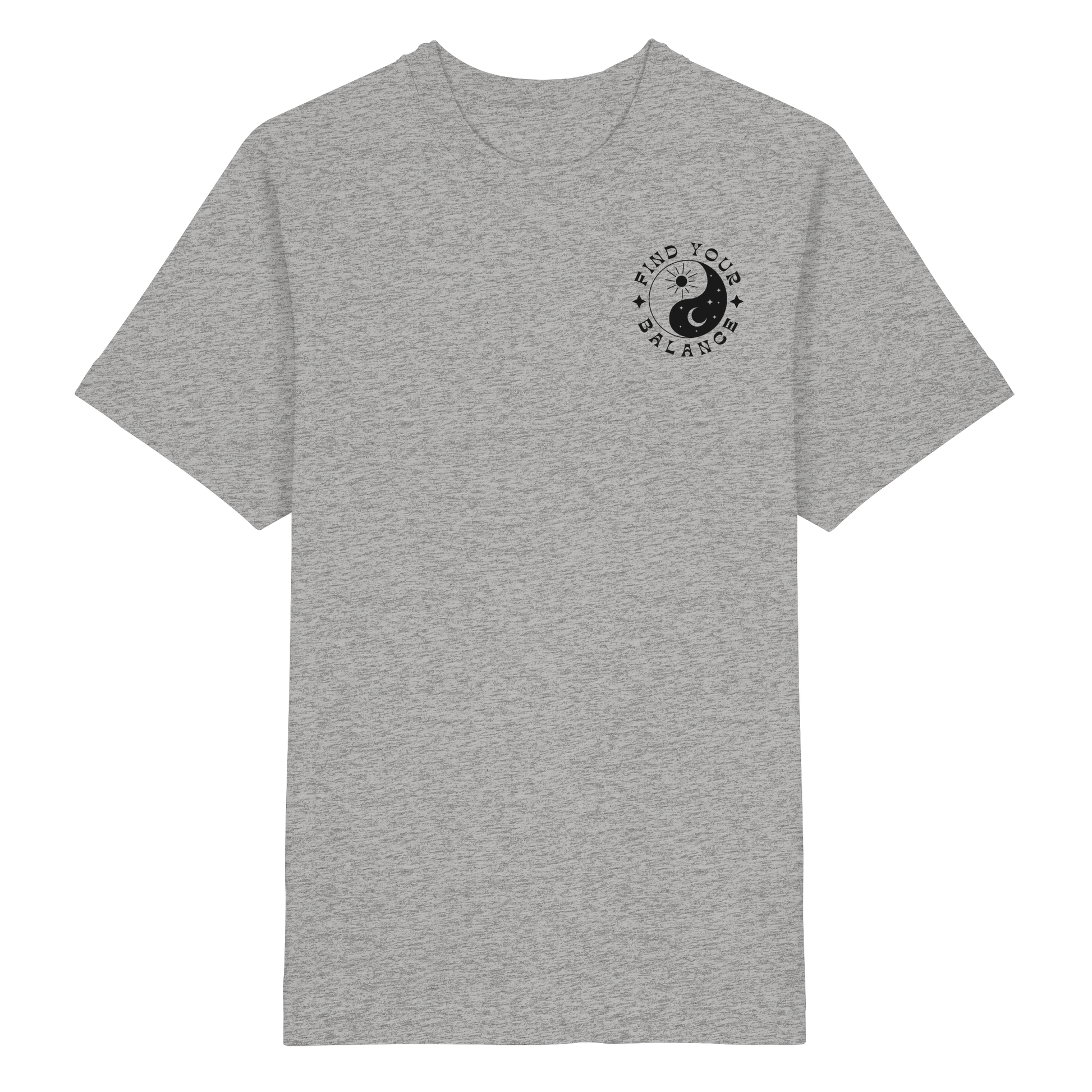 Organic Unisex Heavy T-Shirt "Find your Balance”
