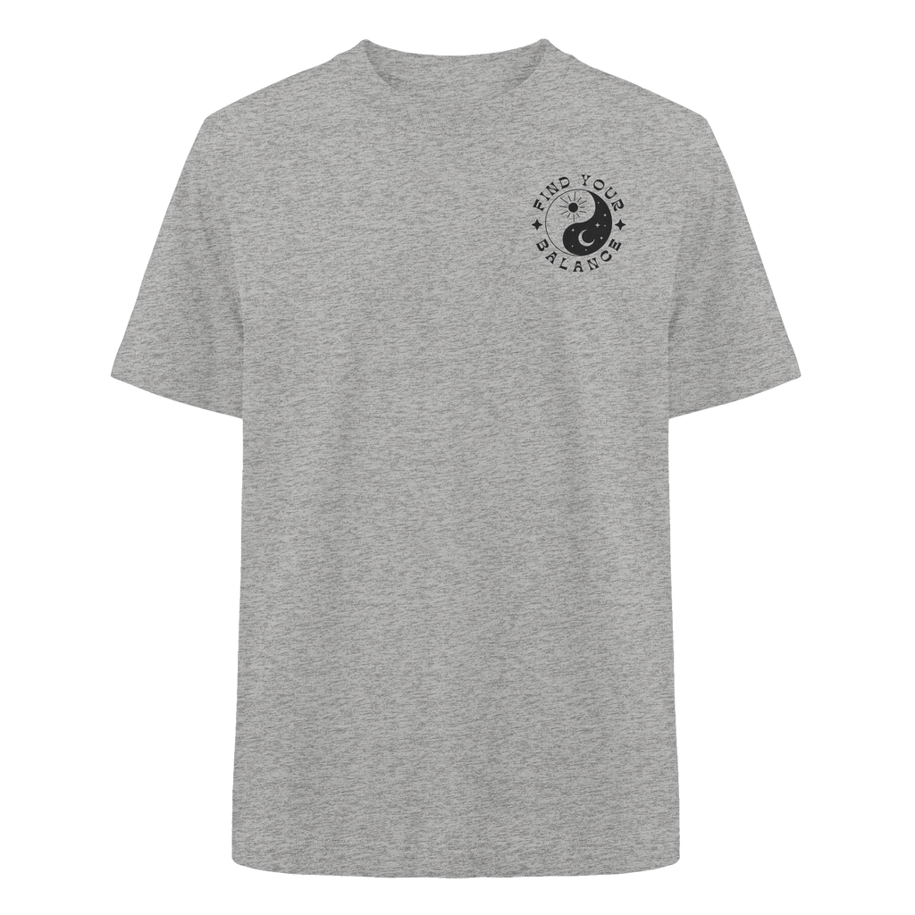 Organic Unisex Heavy T-Shirt "Find your Balance”