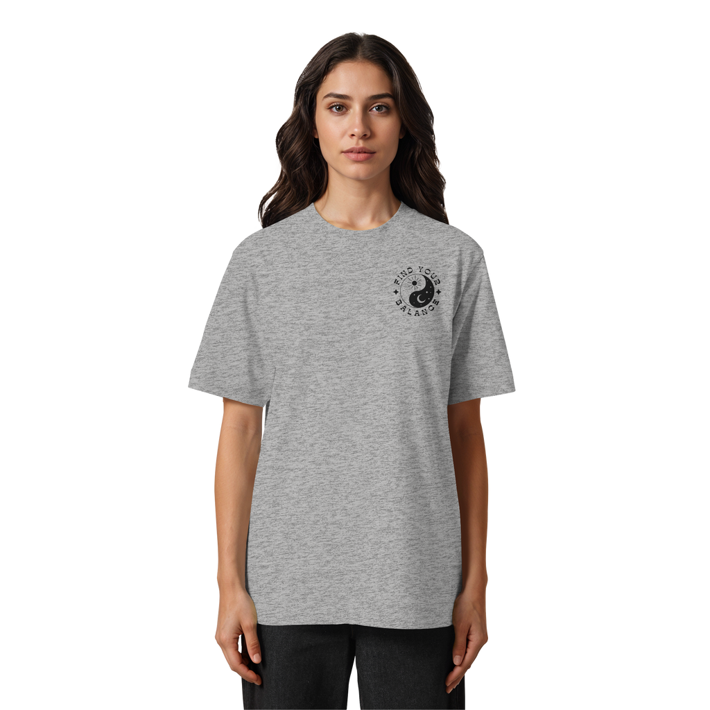 Organic Unisex Heavy T-Shirt "Find your Balance”