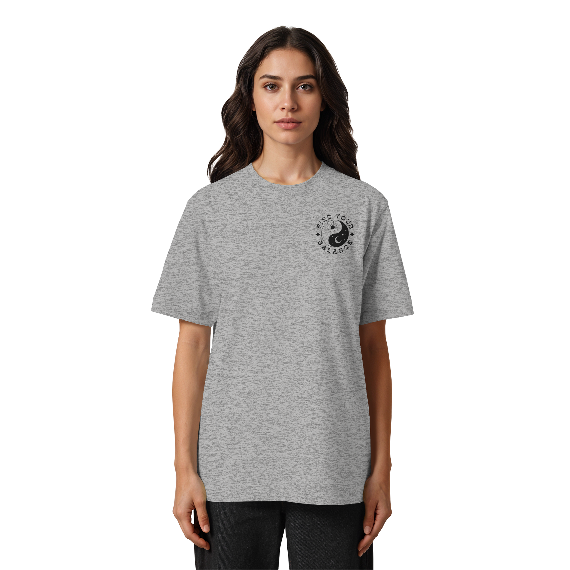 Organic Unisex Heavy T-Shirt "Find your Balance”