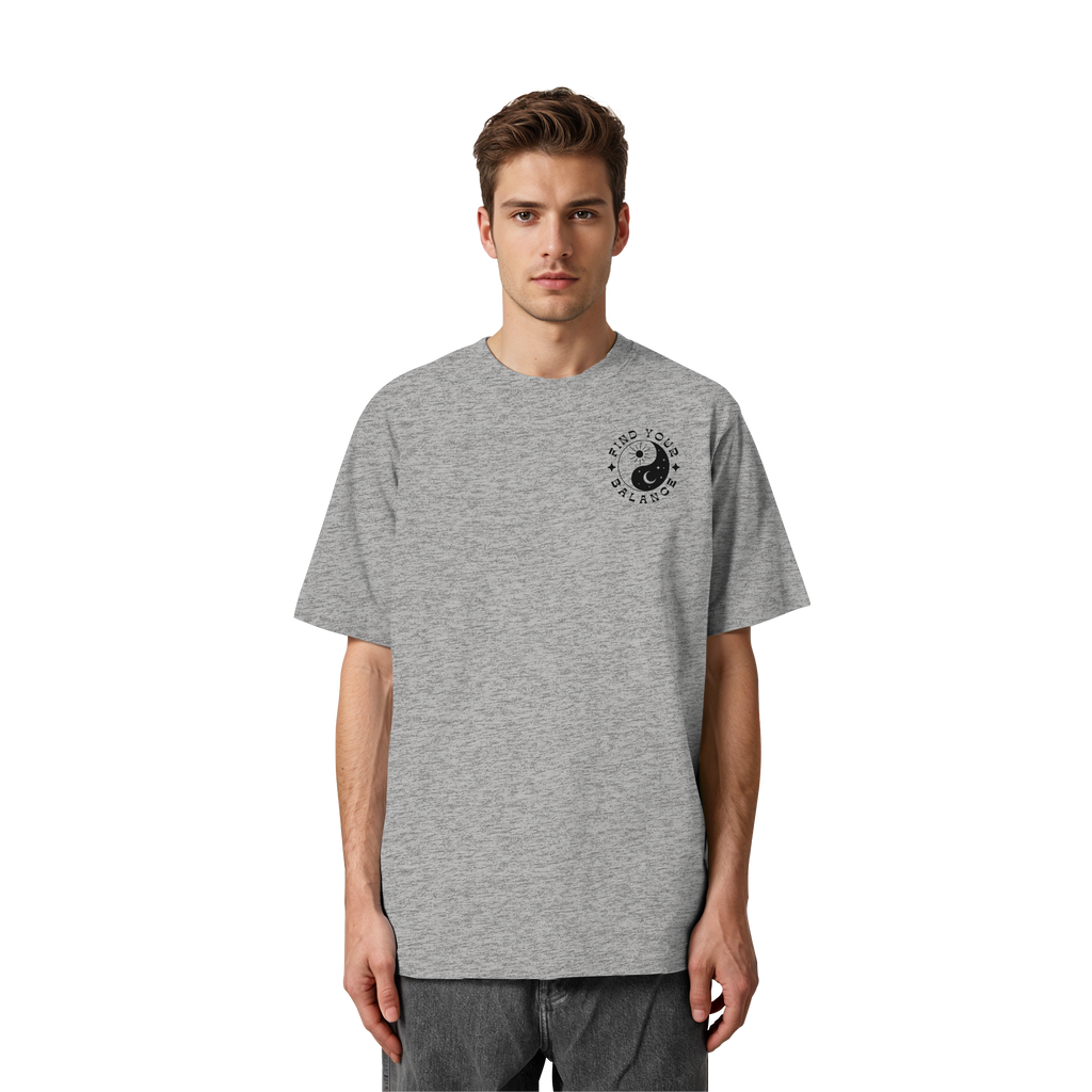 Organic Unisex Heavy T-Shirt "Find your Balance”
