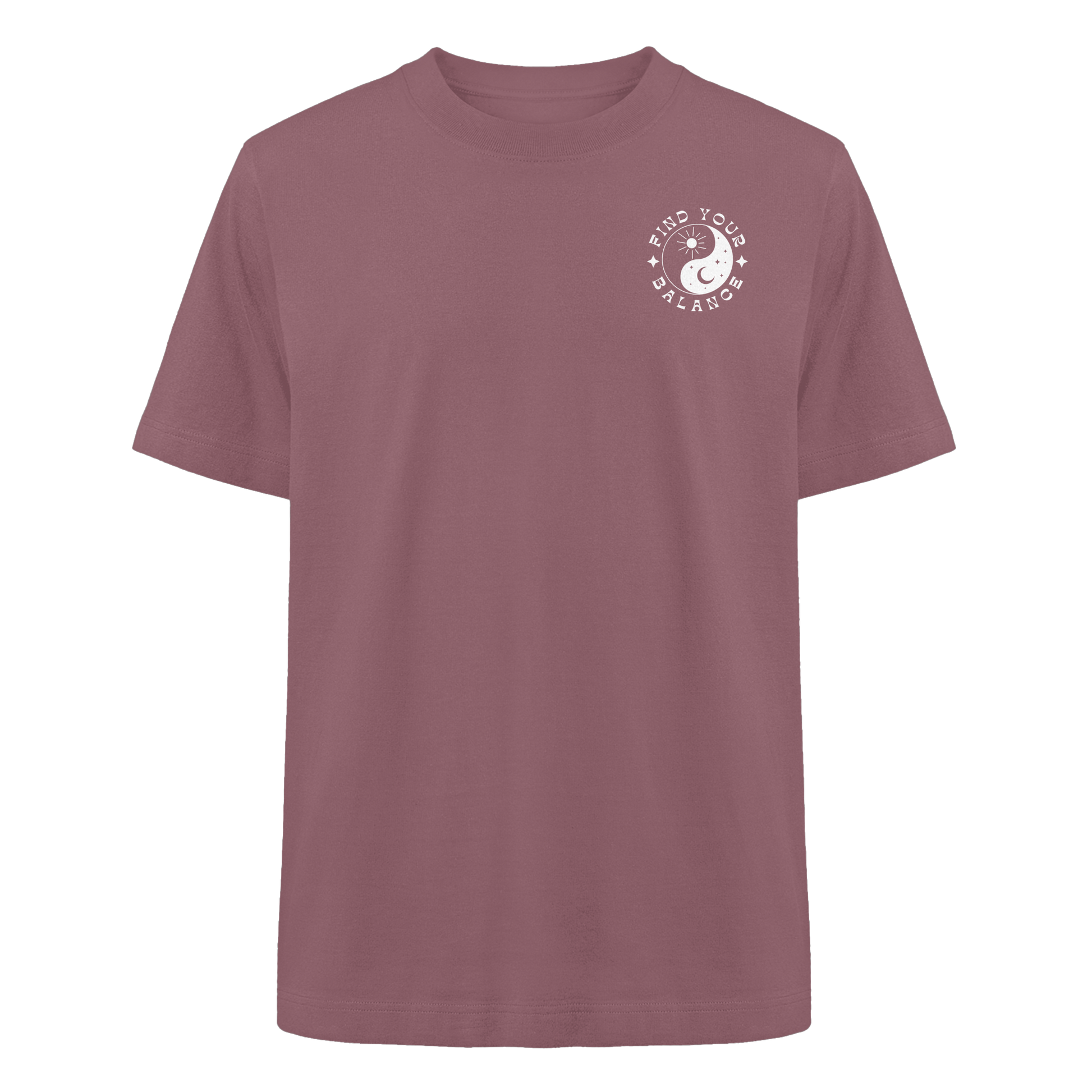 Organic Unisex Heavy T-Shirt "Find your Balance”