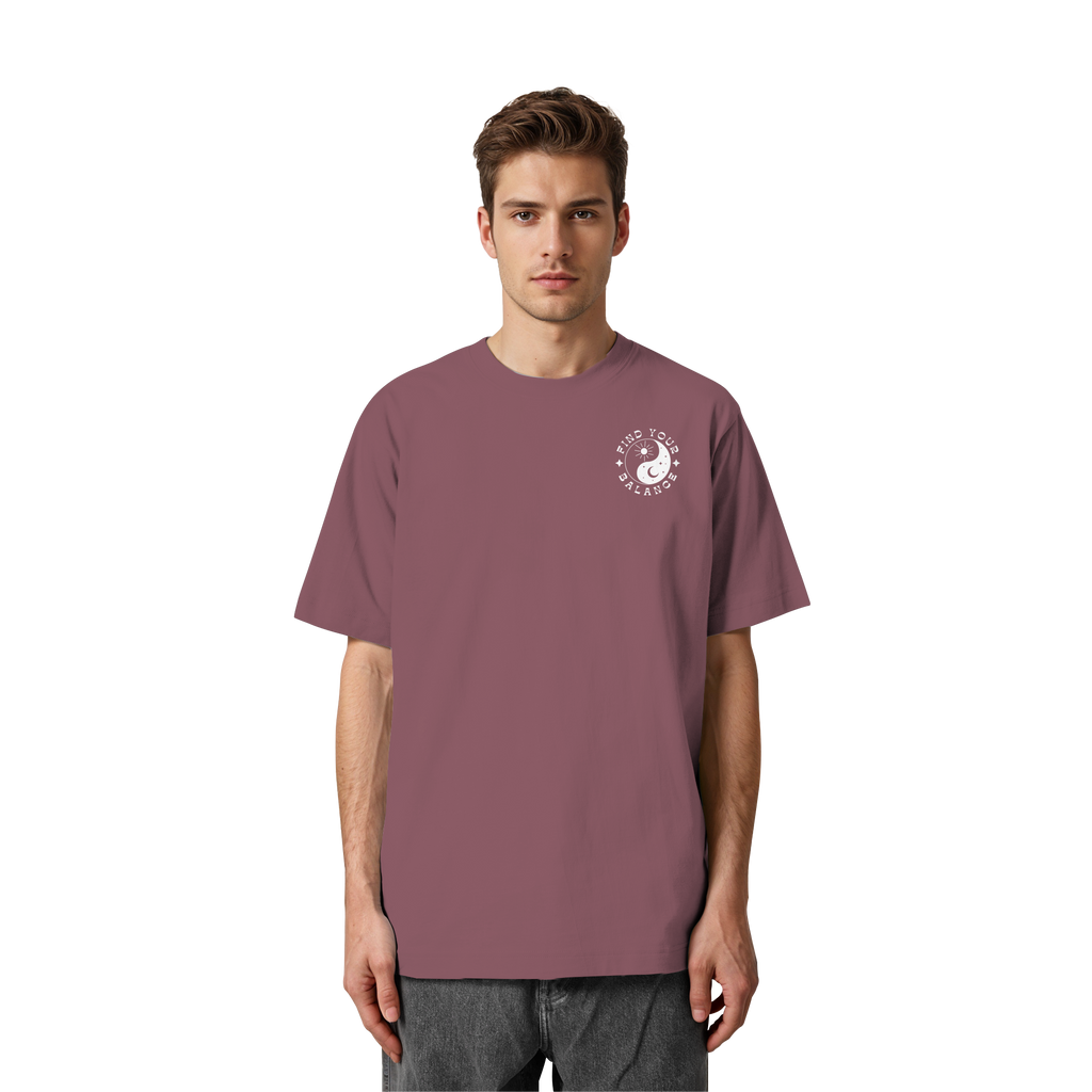 Organic Unisex Heavy T-Shirt "Find your Balance”
