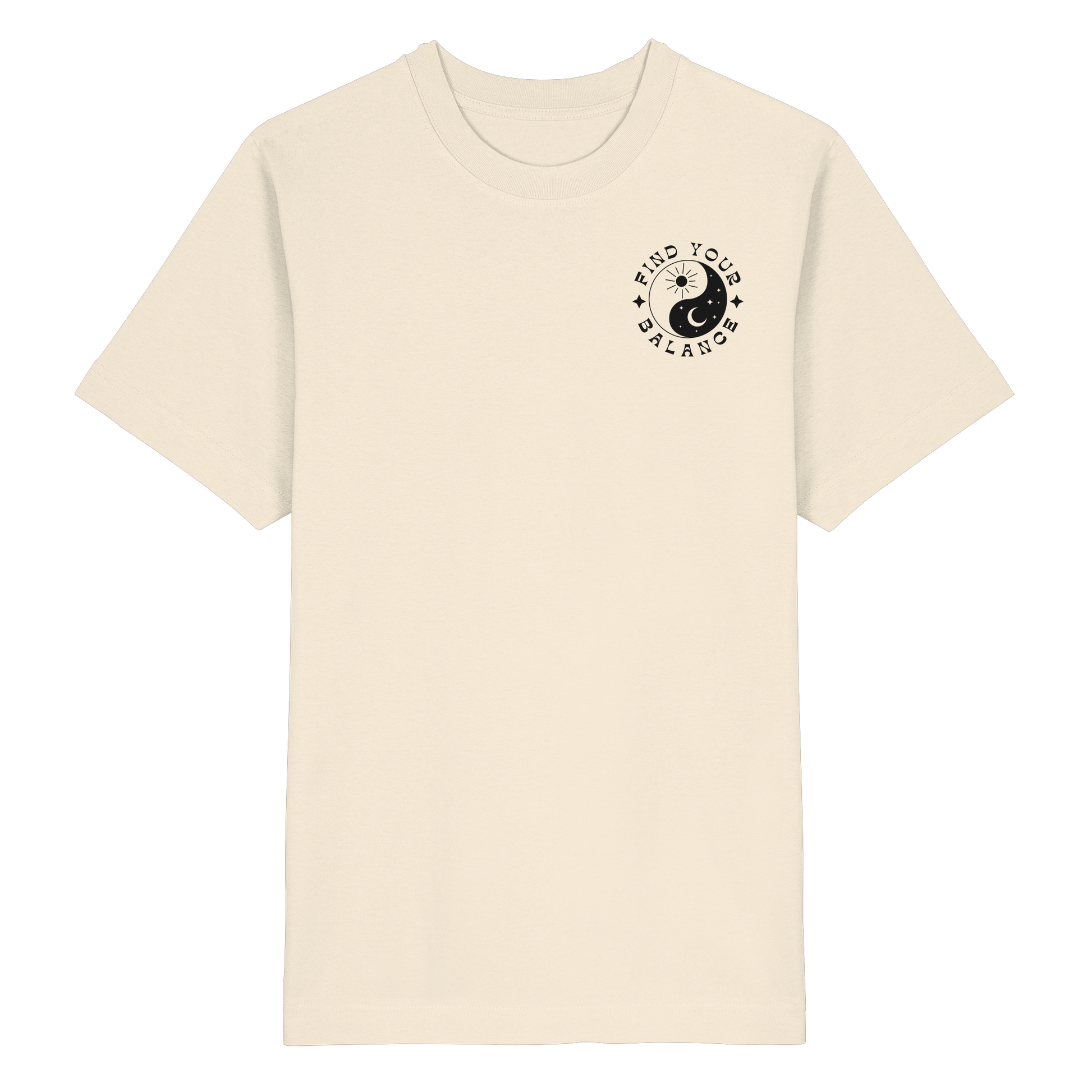 Organic Unisex Heavy T-Shirt "Find your Balance”