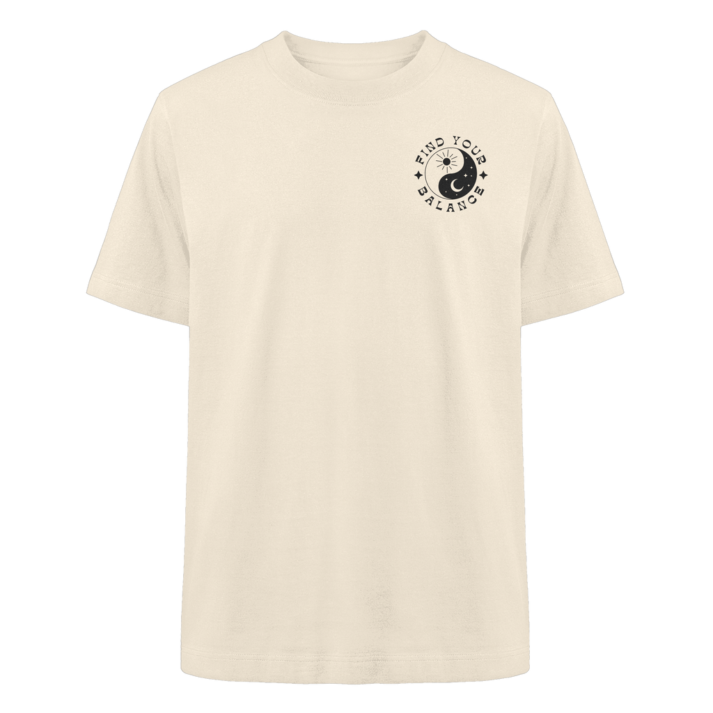 Organic Unisex Heavy T-Shirt "Find your Balance”