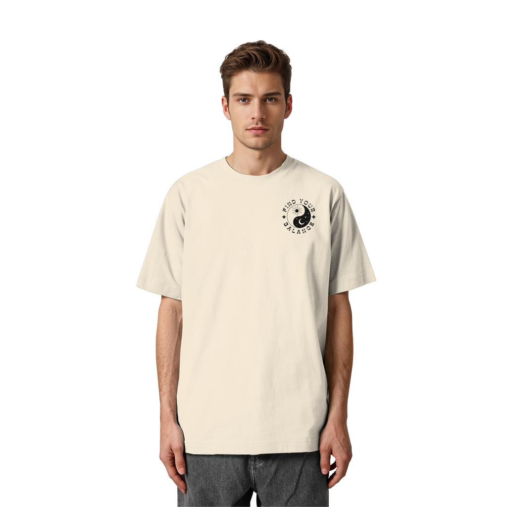 Organic Unisex Heavy T-Shirt "Find your Balance”