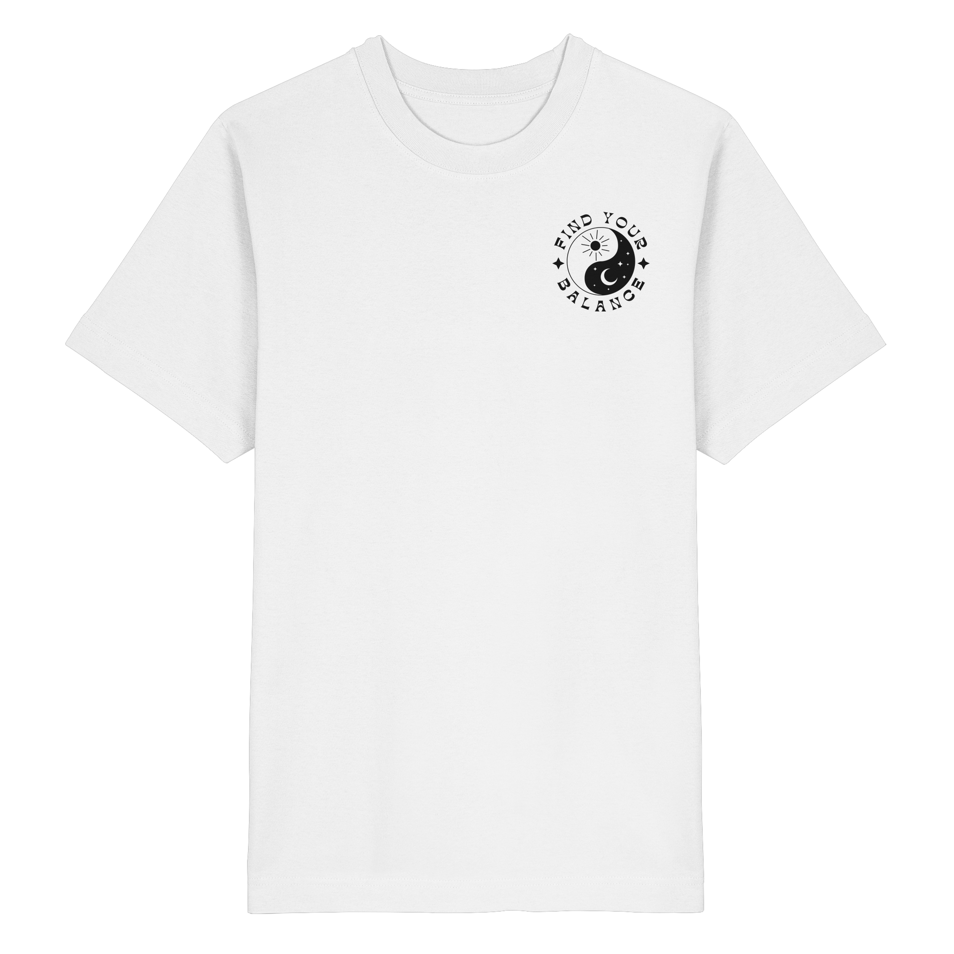 Organic Unisex Heavy T-Shirt "Find your Balance”