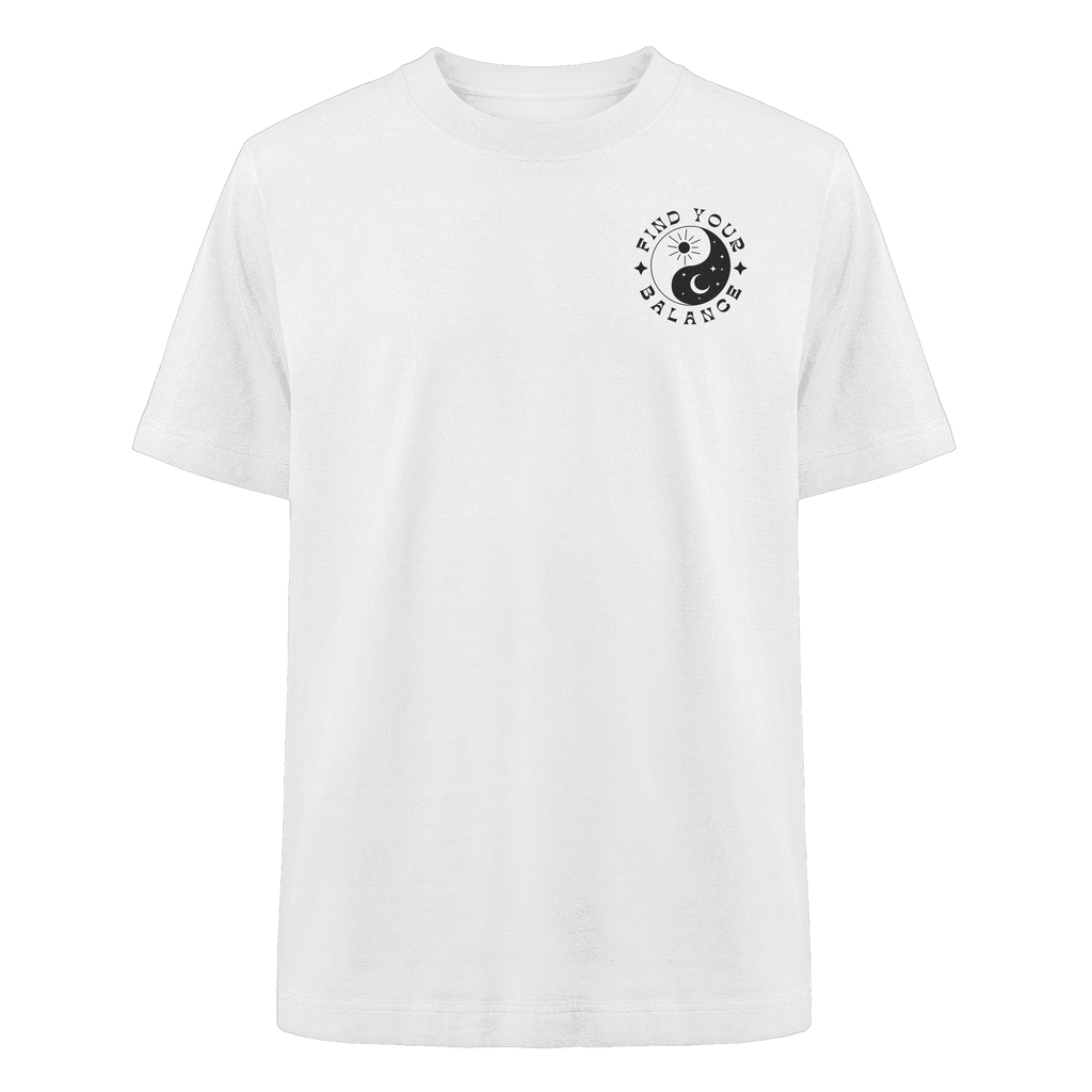 Organic Unisex Heavy T-Shirt "Find your Balance”