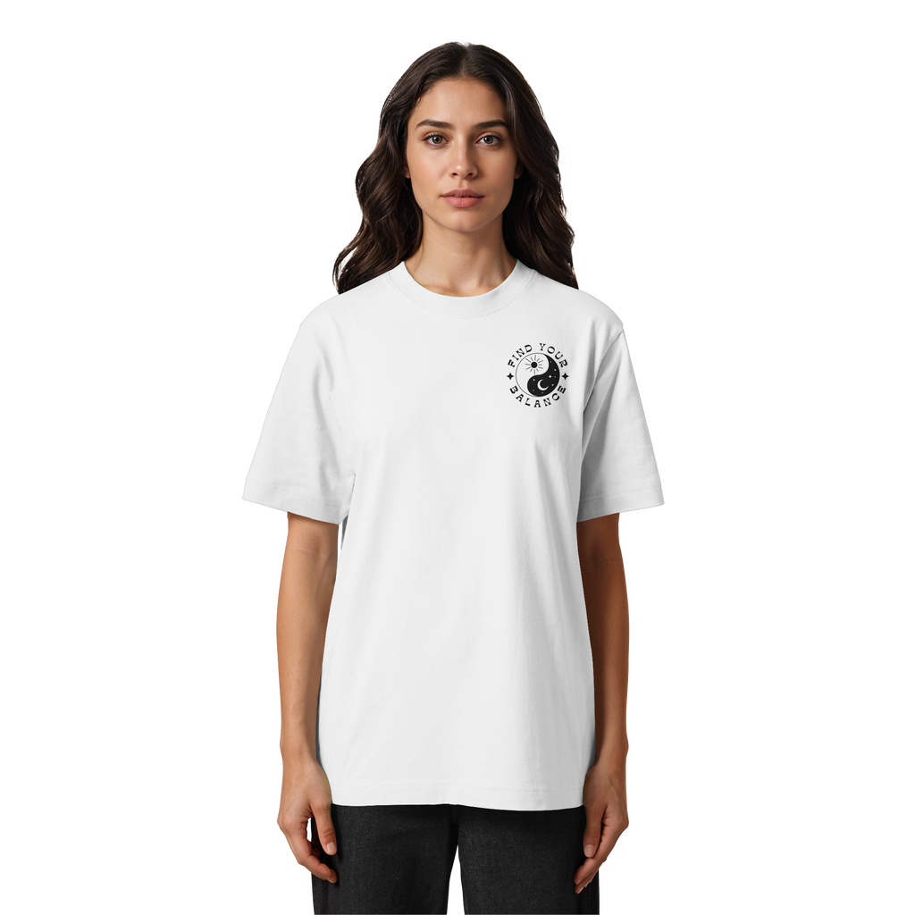 Organic Unisex Heavy T-Shirt "Find your Balance”