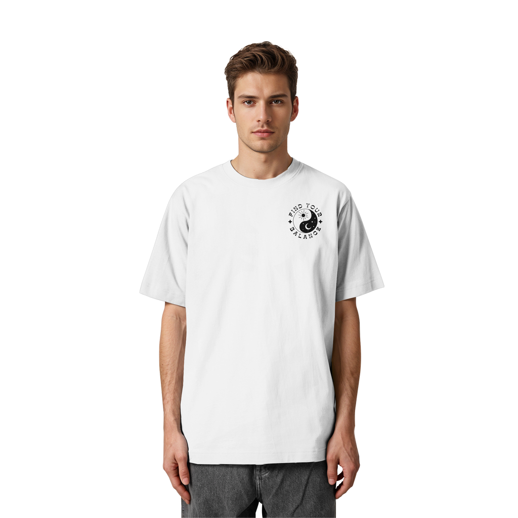 Organic Unisex Heavy T-Shirt "Find your Balance”