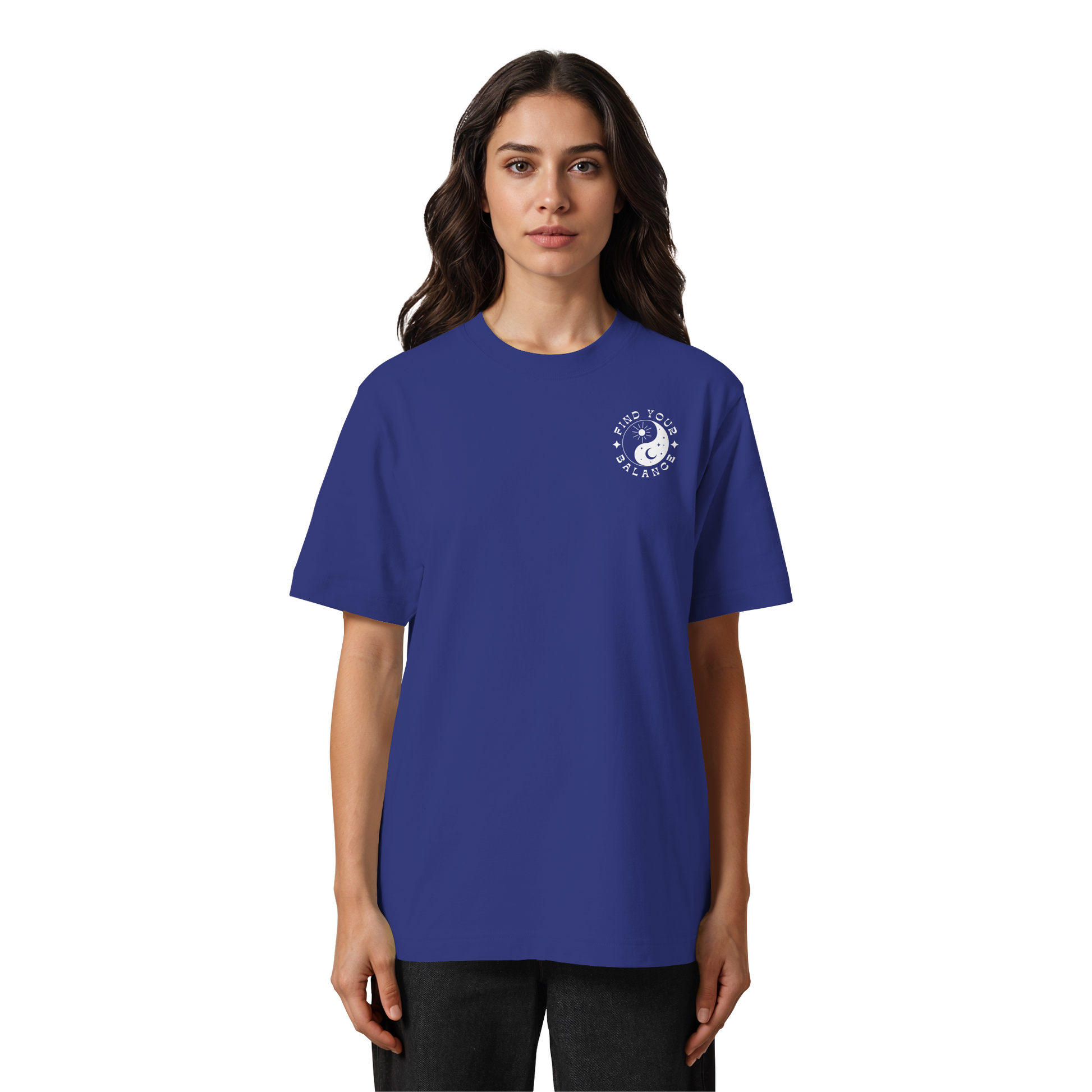 Organic Unisex Heavy T-Shirt "Find your Balance”