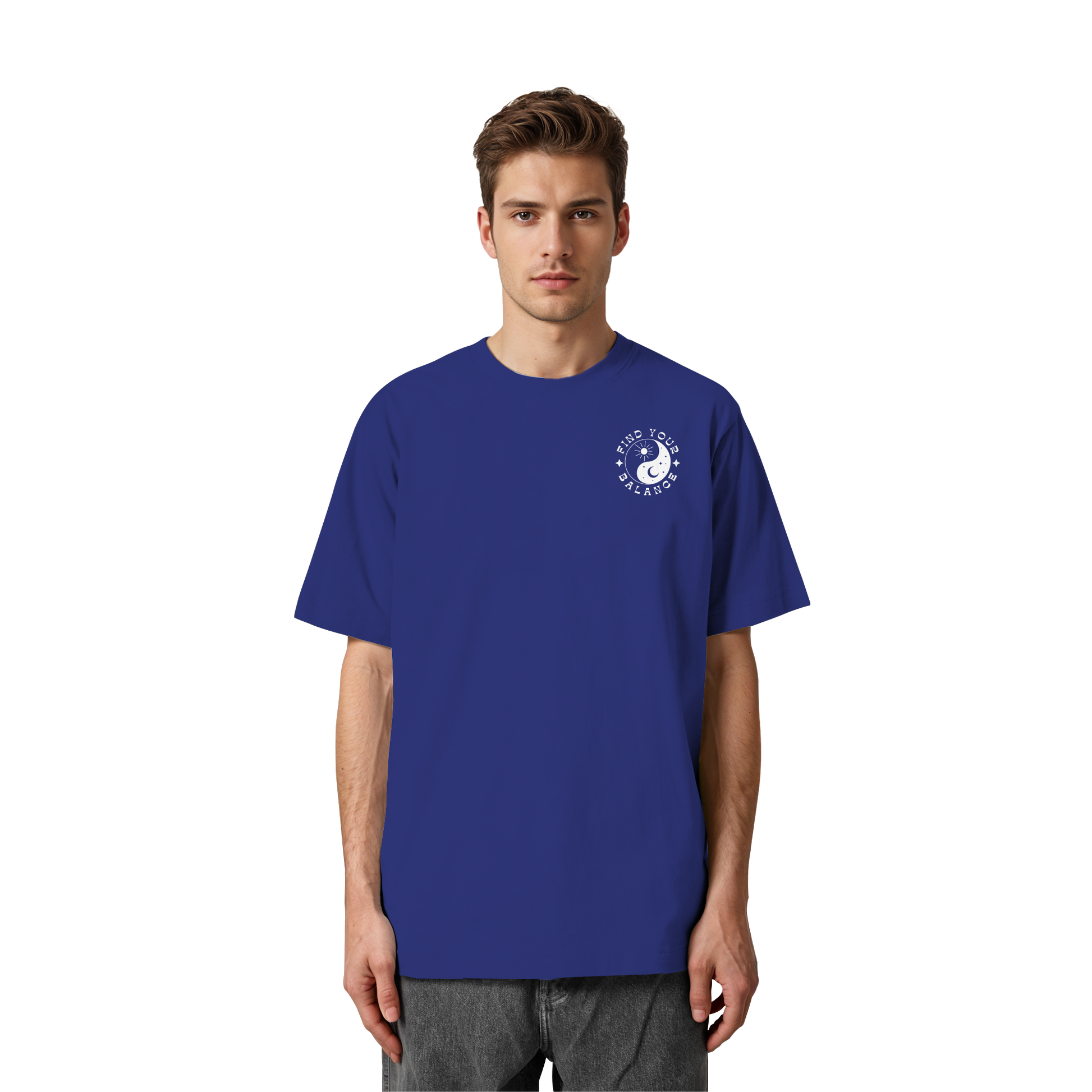 Organic Unisex Heavy T-Shirt "Find your Balance”