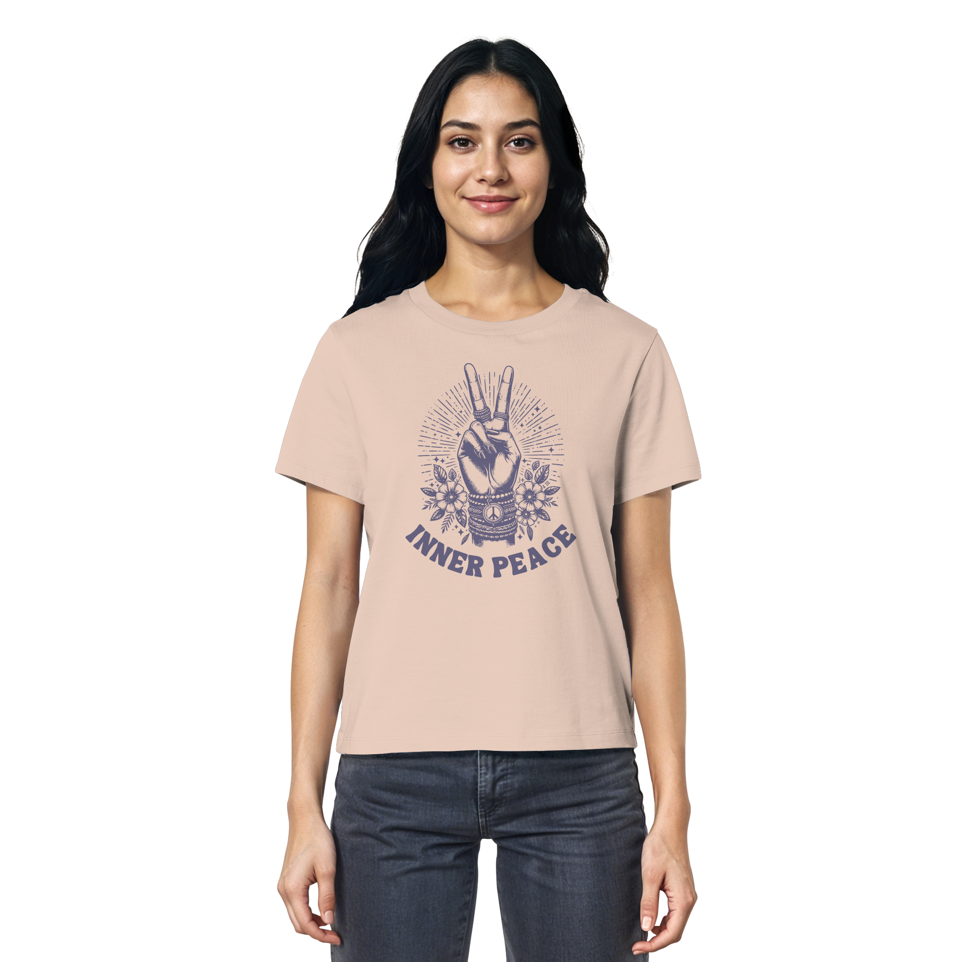 Woman Organic Shirt "Inner Peace"