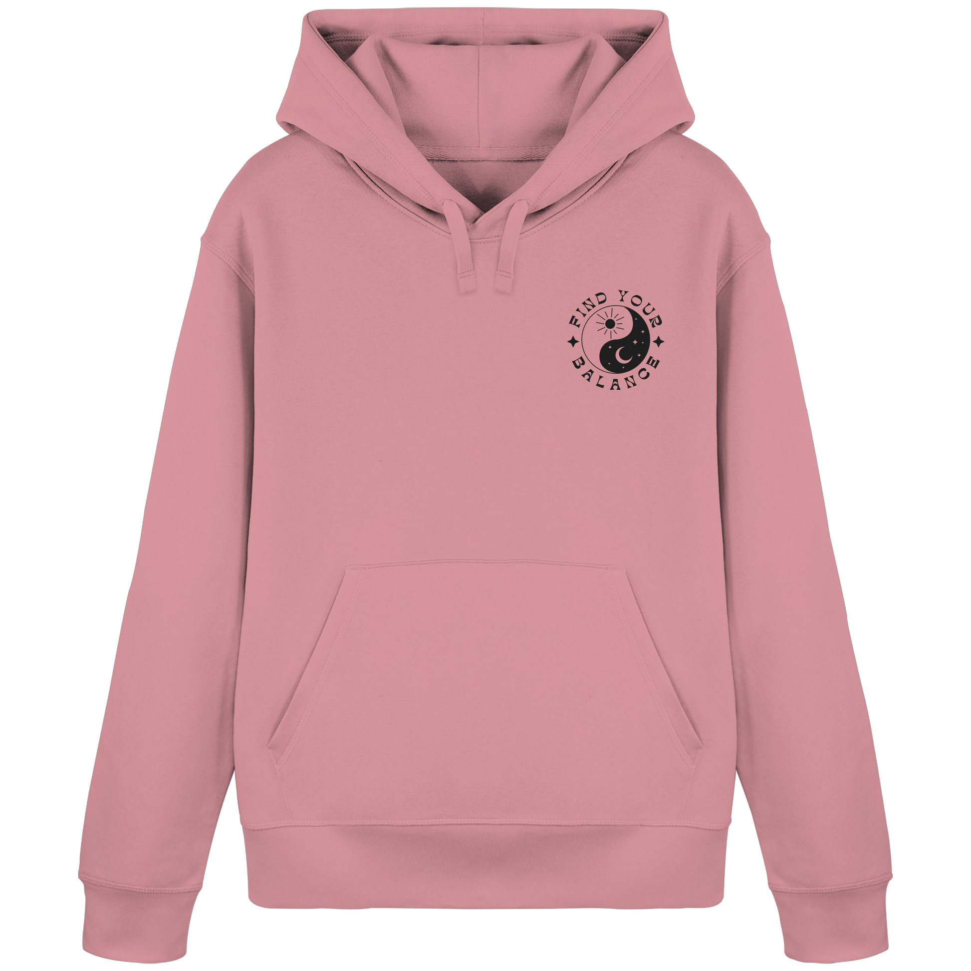 Organic Basic Hoodie „Find your Balance”