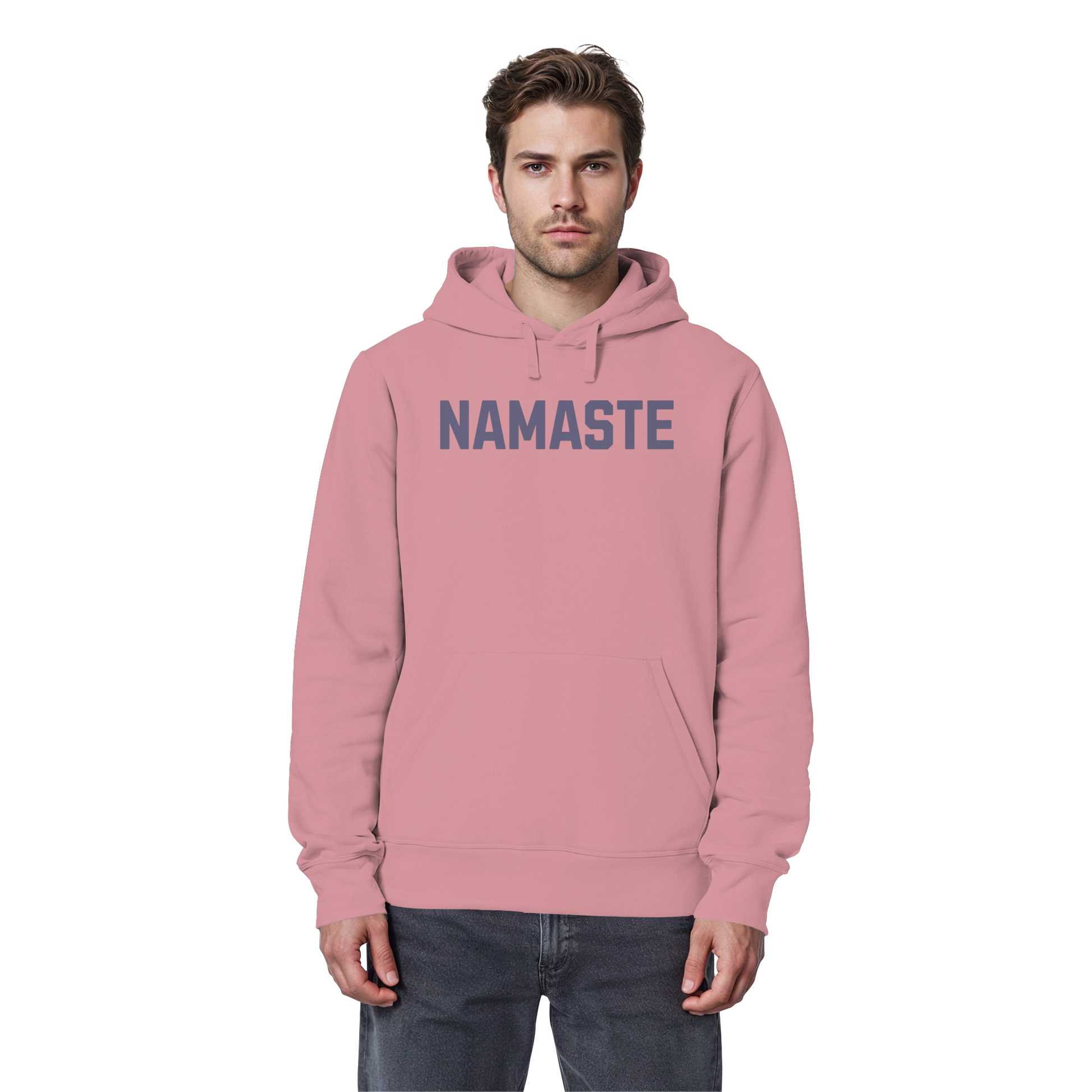 Organic Basic Unisex Hoodie „Namaste"