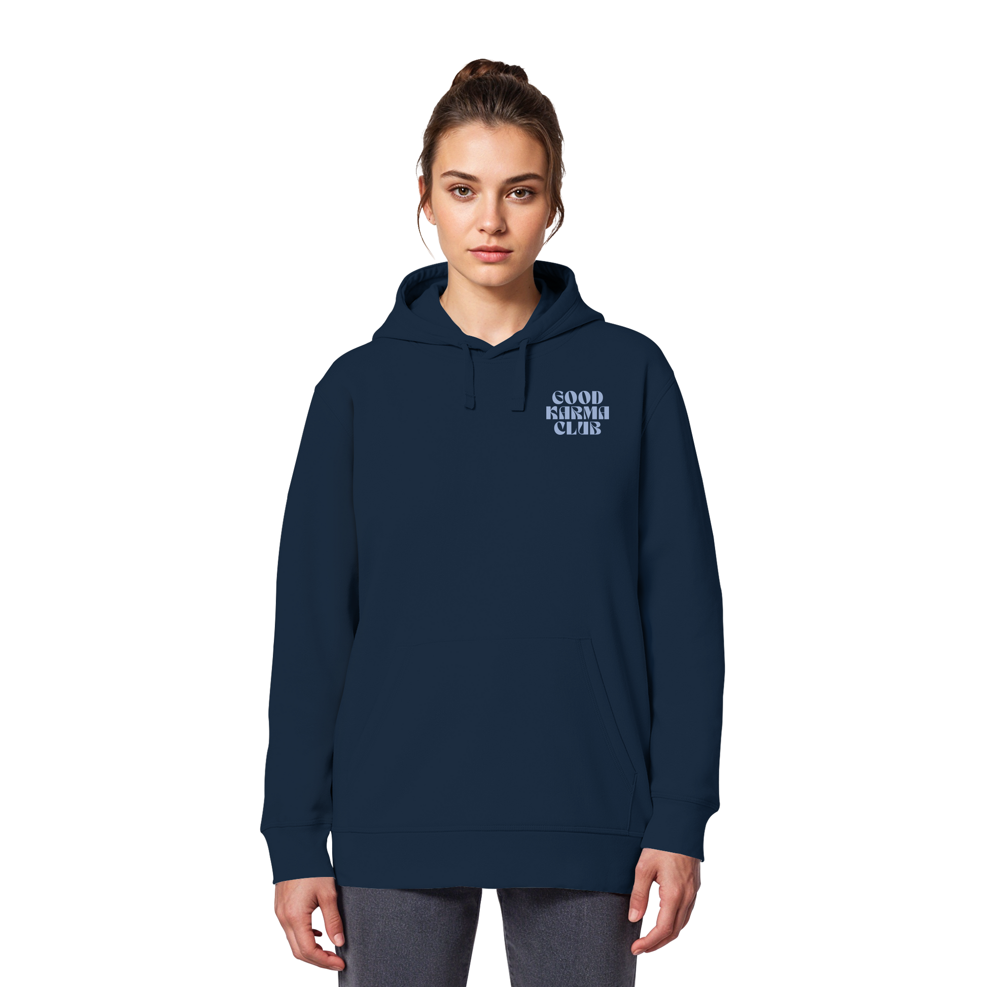 Organic Basic Unisex Hoodie "Good Karma Club"