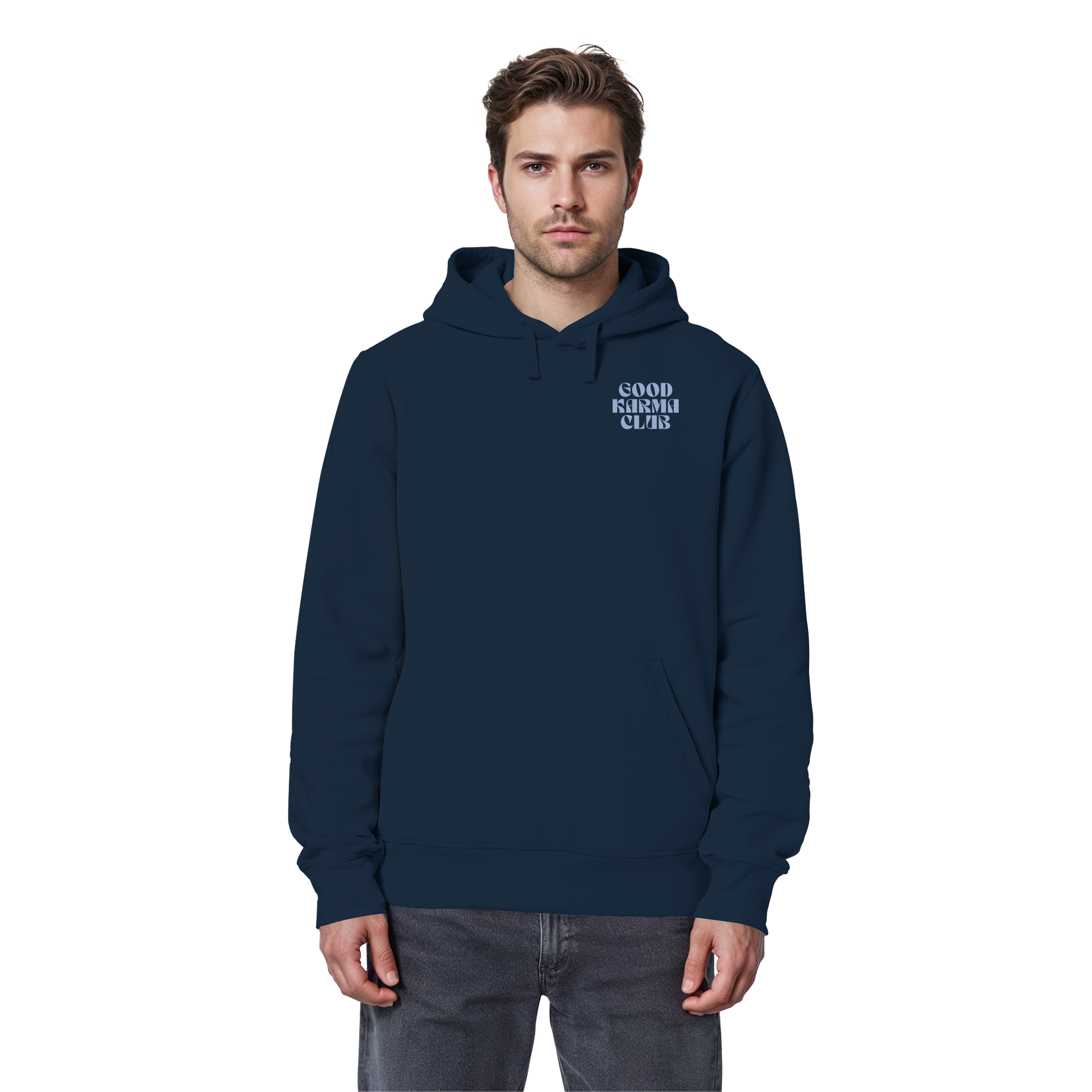 Organic Basic Unisex Hoodie "Good Karma Club"