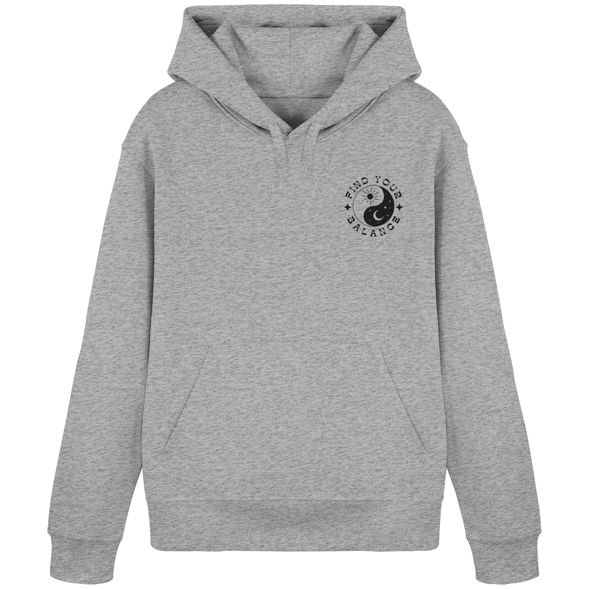 Organic Basic Hoodie „Find your Balance”