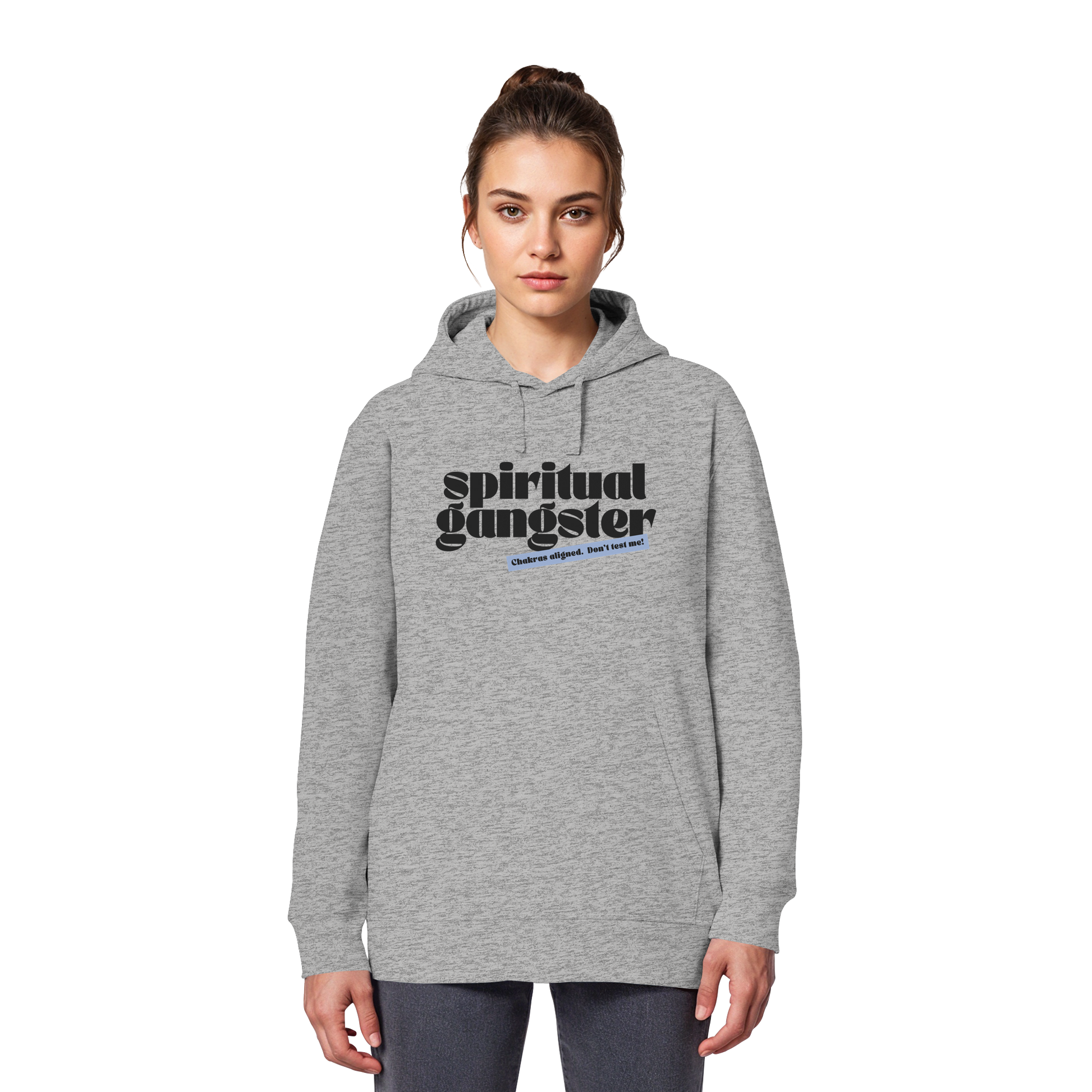 Organic Basic Unisex Hoodie "Spiritual Gangster"