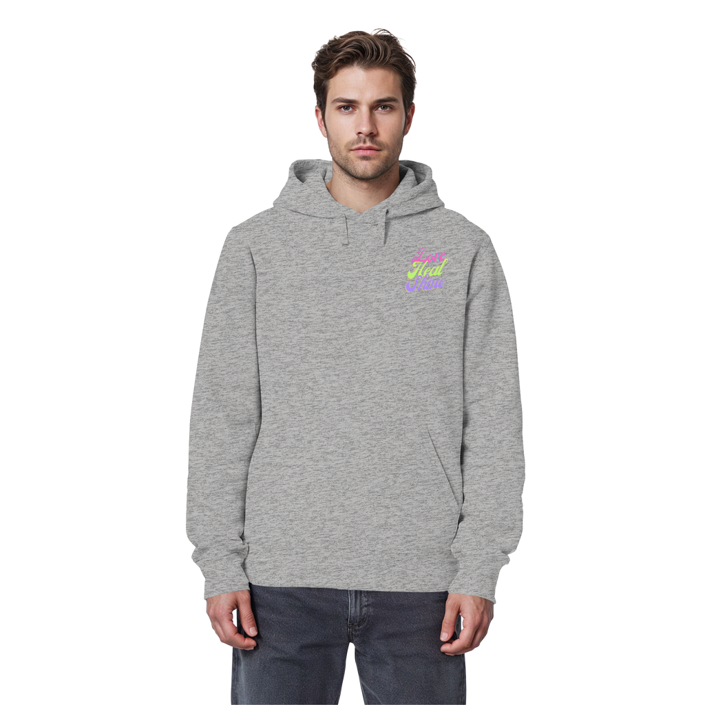 Organic Basic Unisex Hoodie „Love Heal Shine"