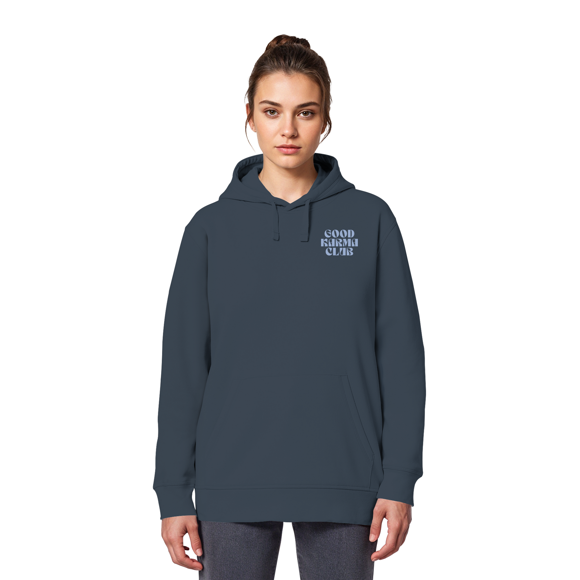 Organic Basic Unisex Hoodie "Good Karma Club"