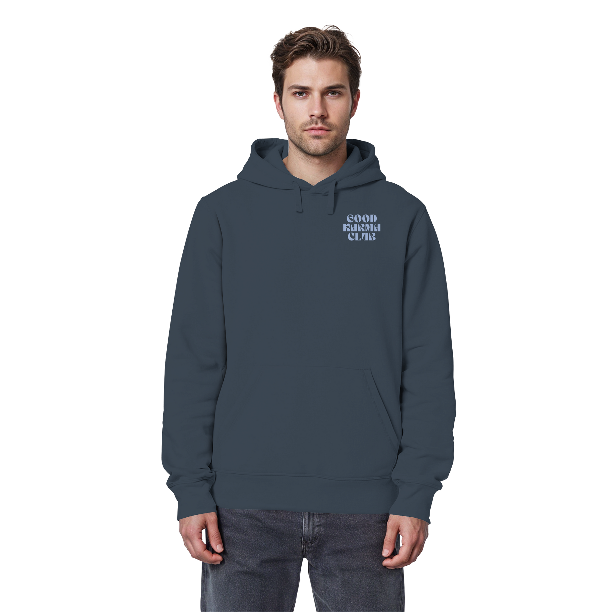 Organic Basic Unisex Hoodie "Good Karma Club"