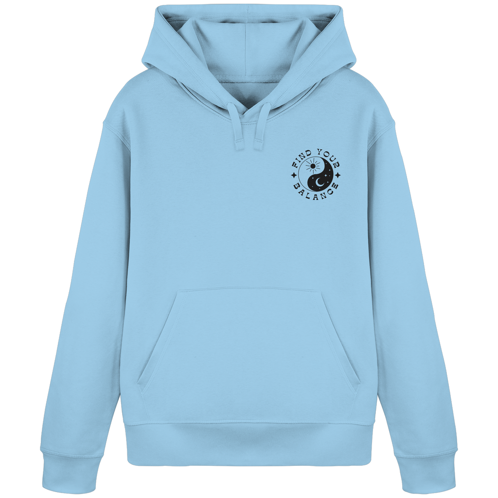 Organic Basic Hoodie „Find your Balance”