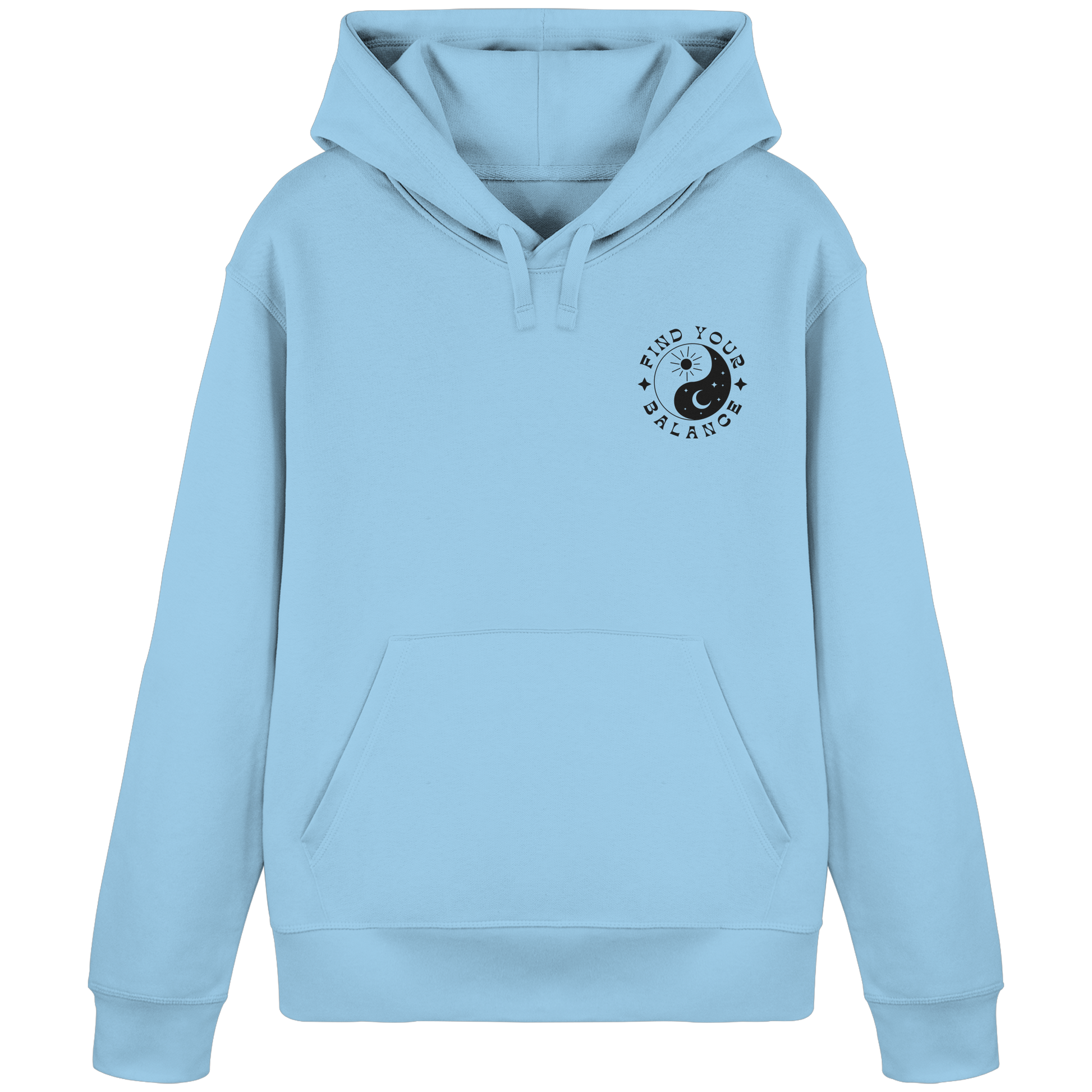 Organic Basic Hoodie „Find your Balance”