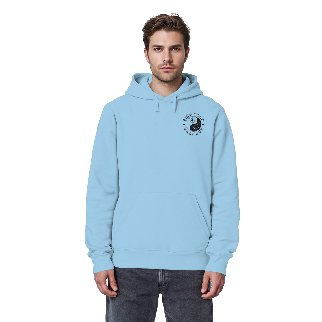 Organic Basic Hoodie „Find your Balance”