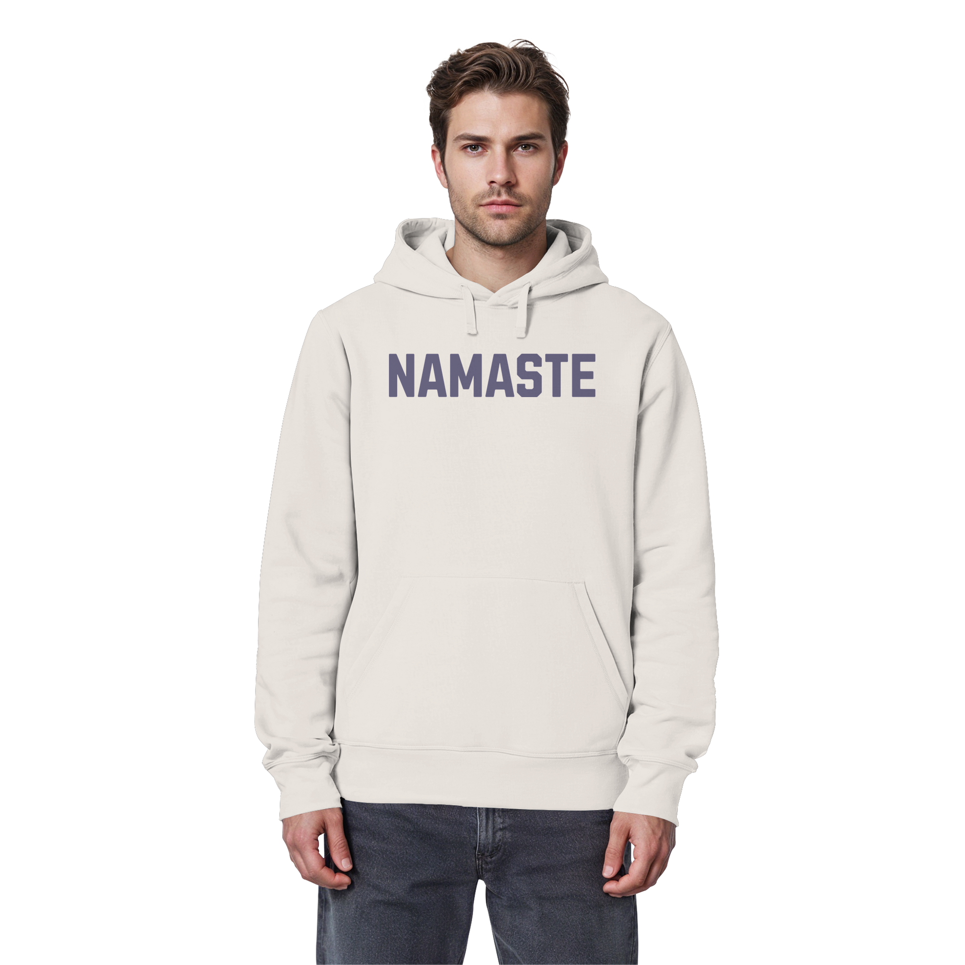 Organic Basic Unisex Hoodie „Namaste"