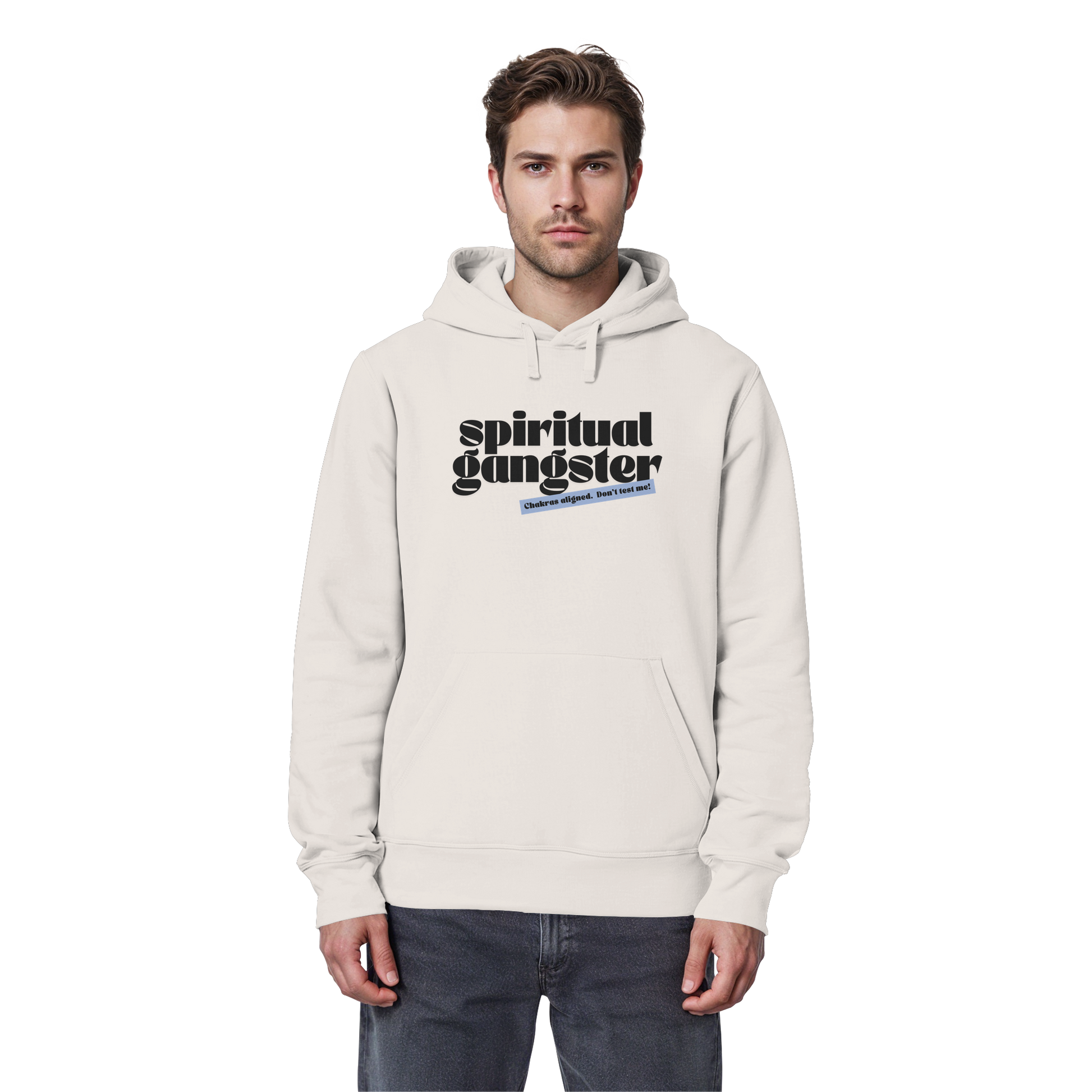 Organic Basic Unisex Hoodie "Spiritual Gangster"