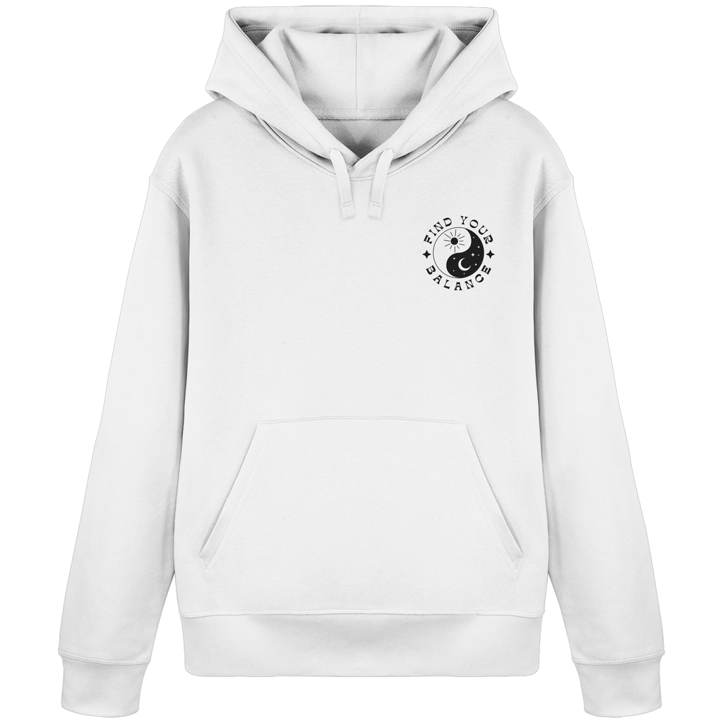 Organic Basic Hoodie „Find your Balance”
