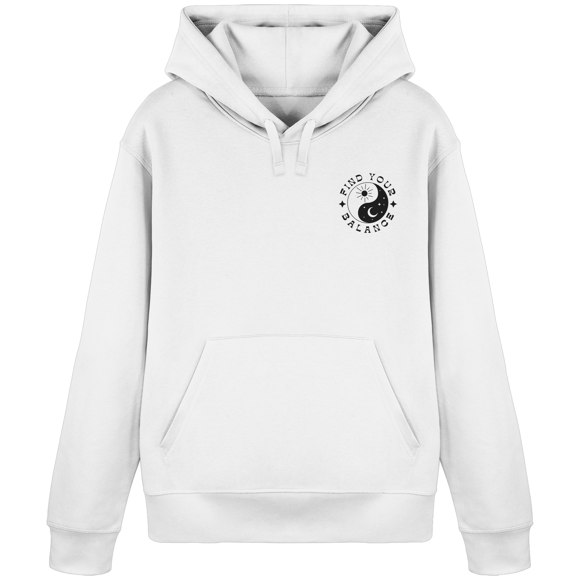 Organic Basic Hoodie „Find your Balance”