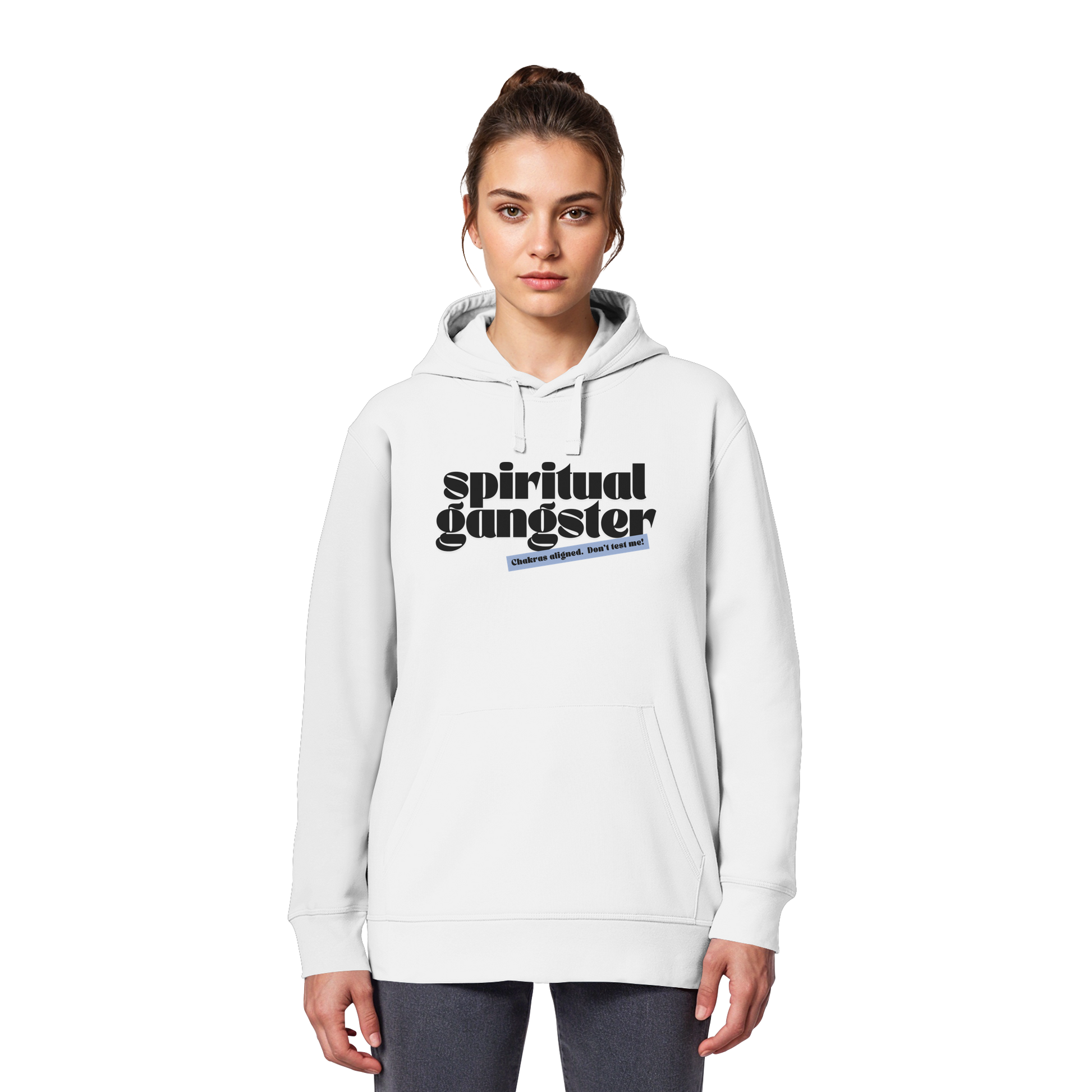 Organic Basic Unisex Hoodie "Spiritual Gangster"